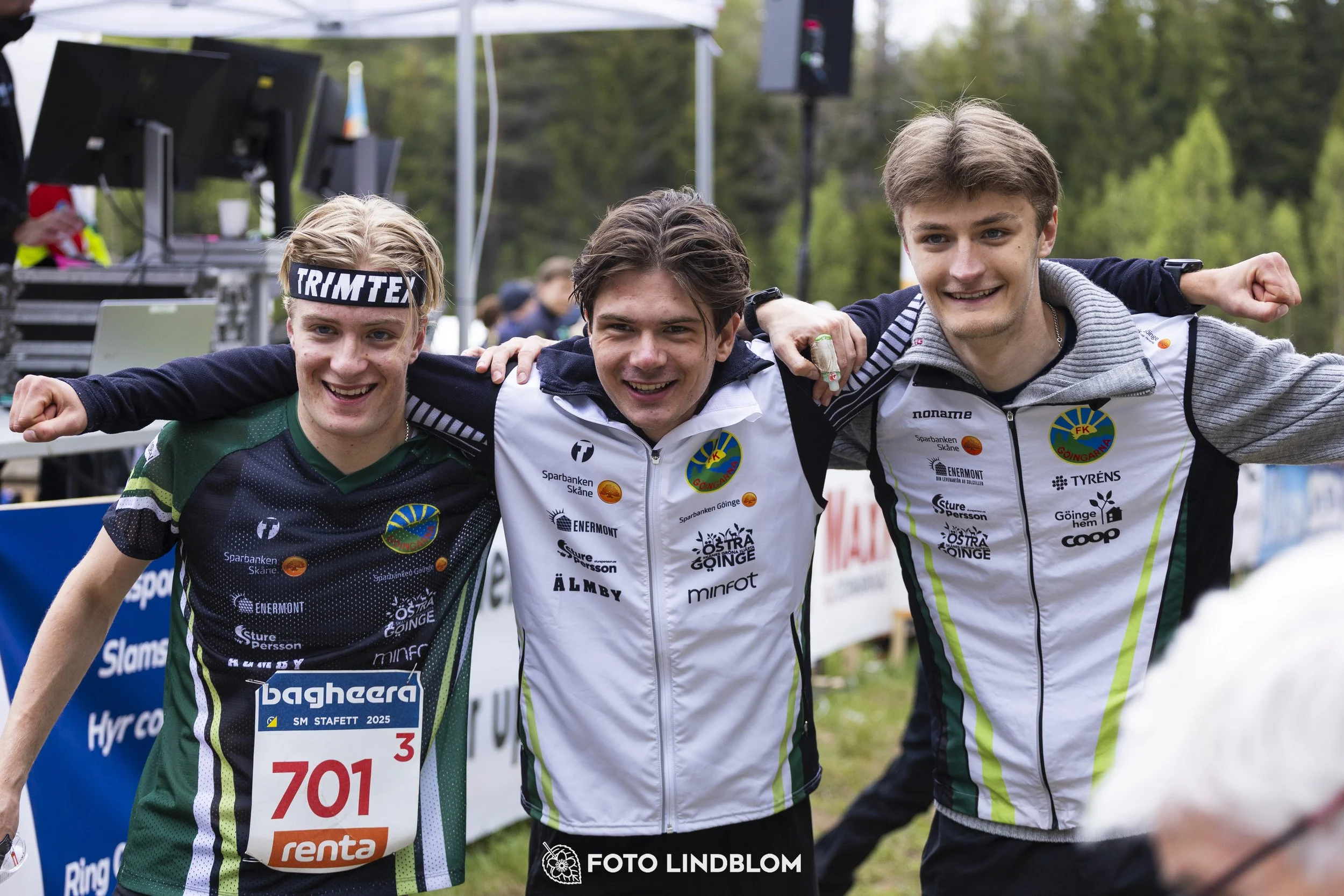 A picture from the Swedish national championship in relay orienteering