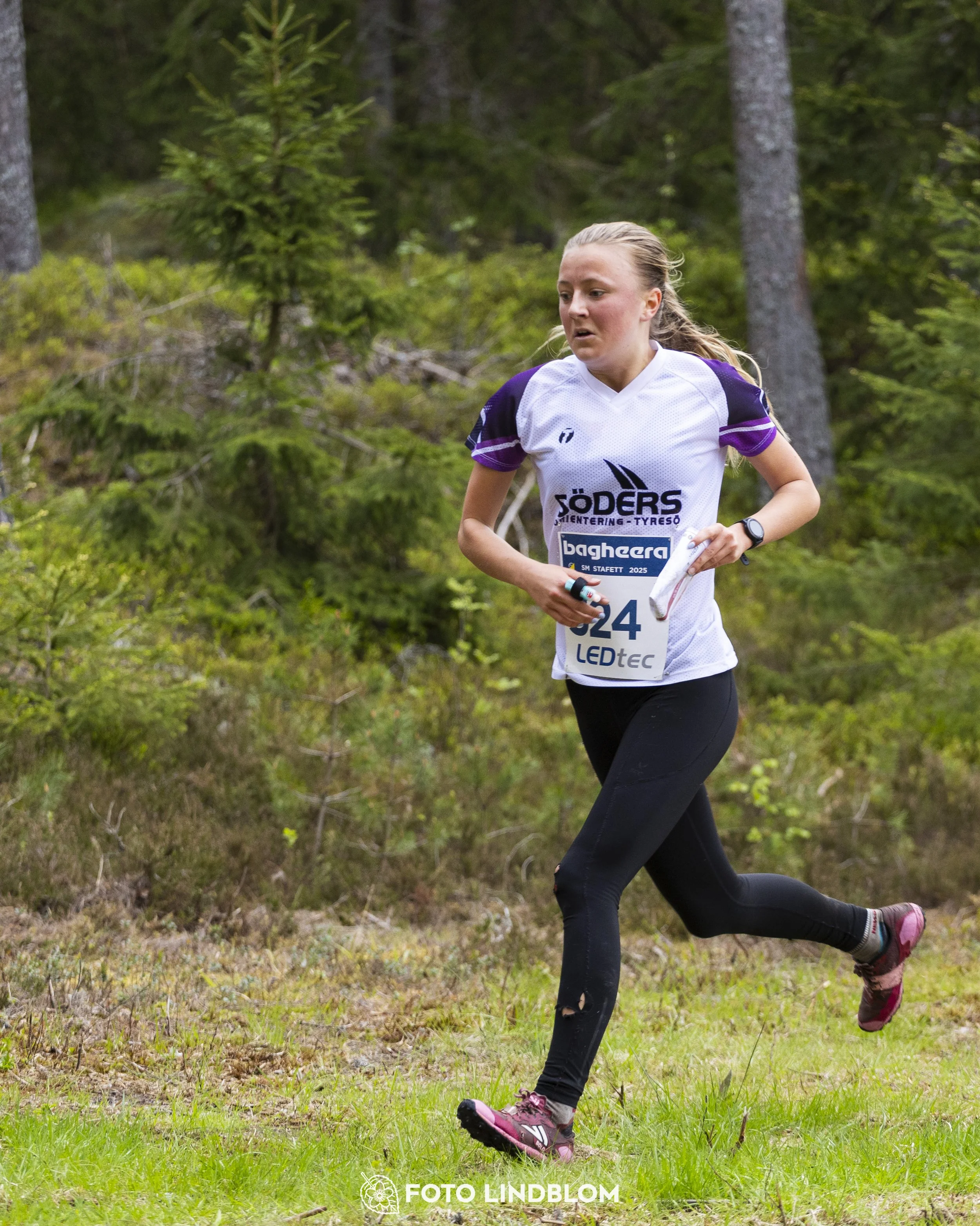 A picture from the Swedish national championship in relay orienteering