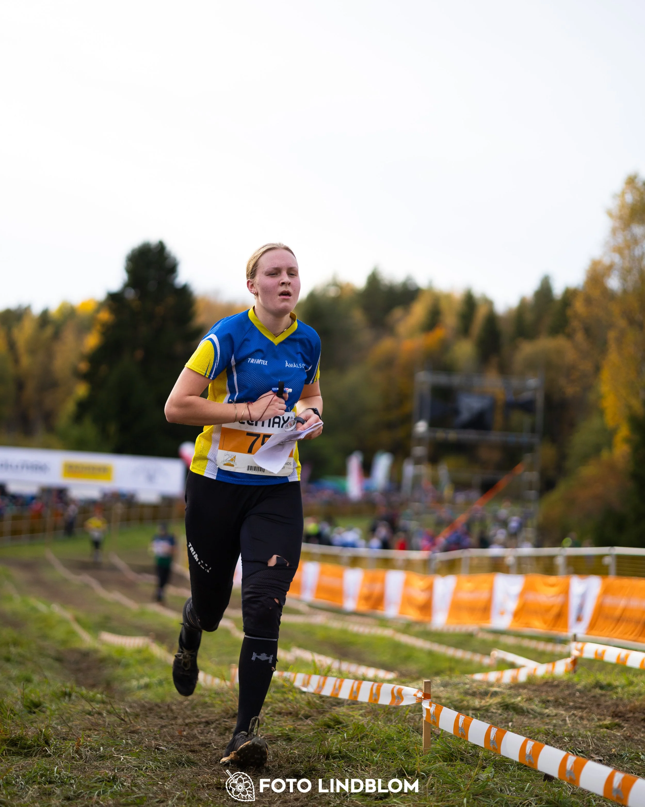 A picture from the 25-Manna orienteering event taken by Foto Lindblom