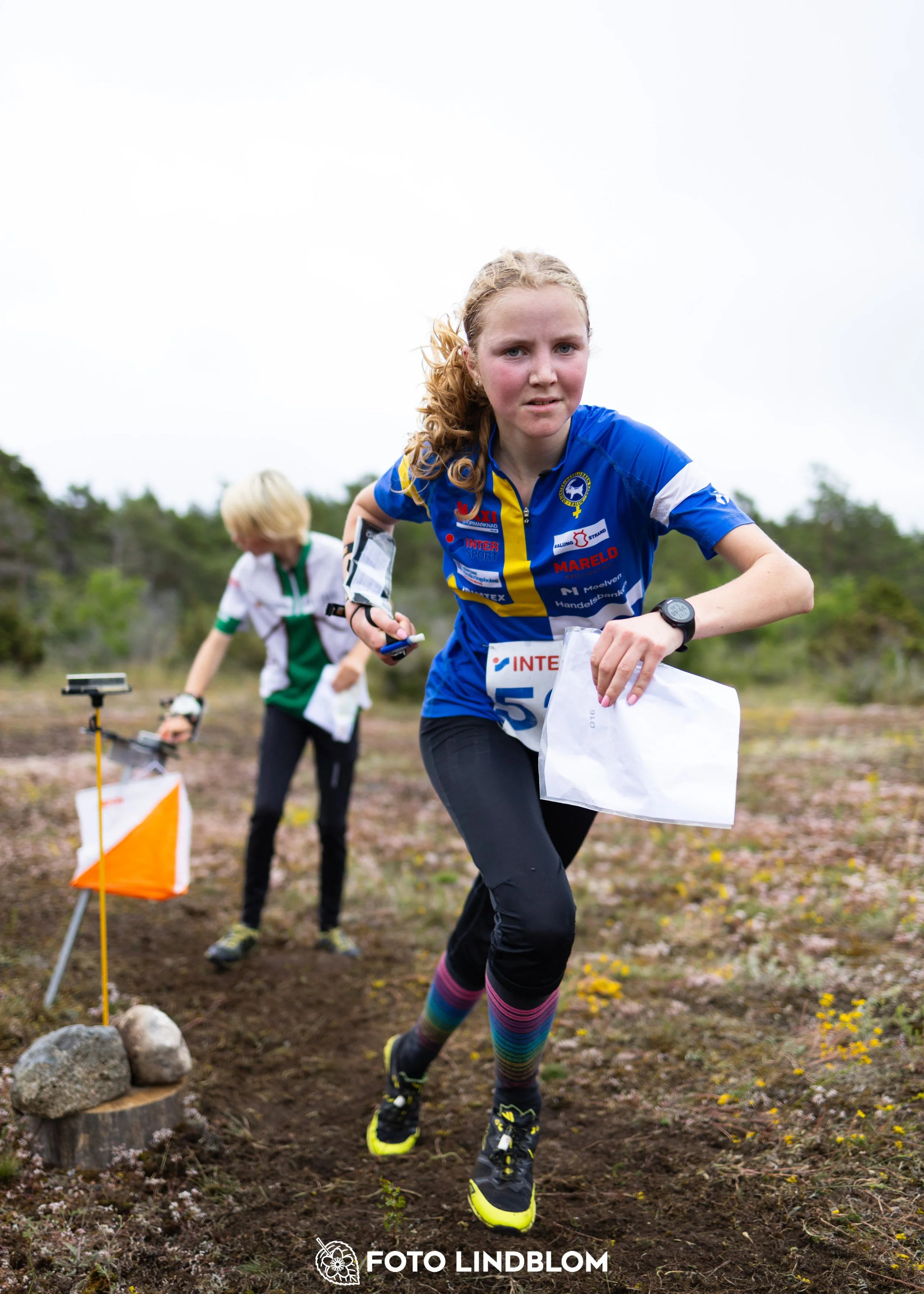 A picture from the Gotlands 3-Dagars orienteering competition