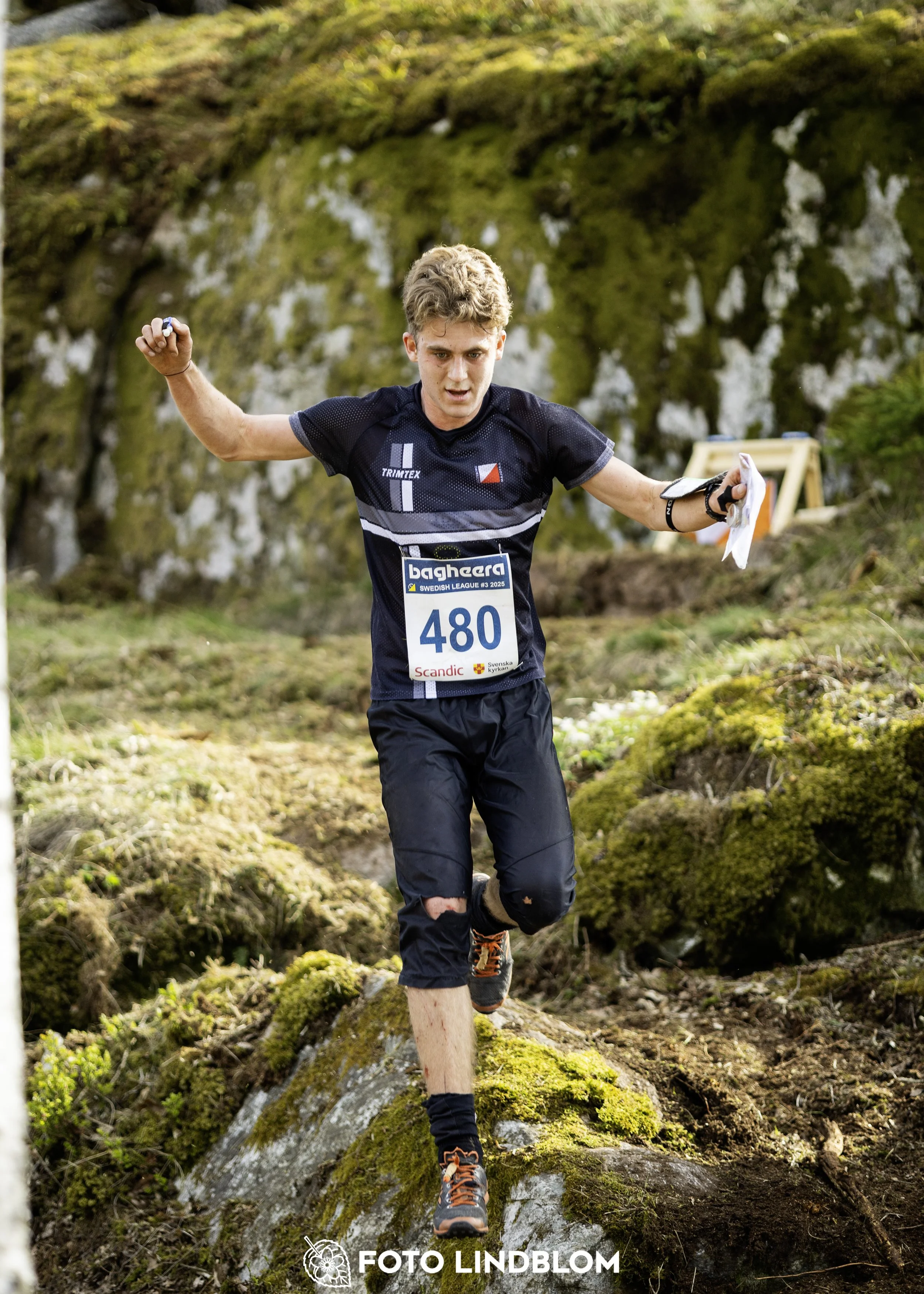 A picture from the third stage of the Swedish League orienteering competition