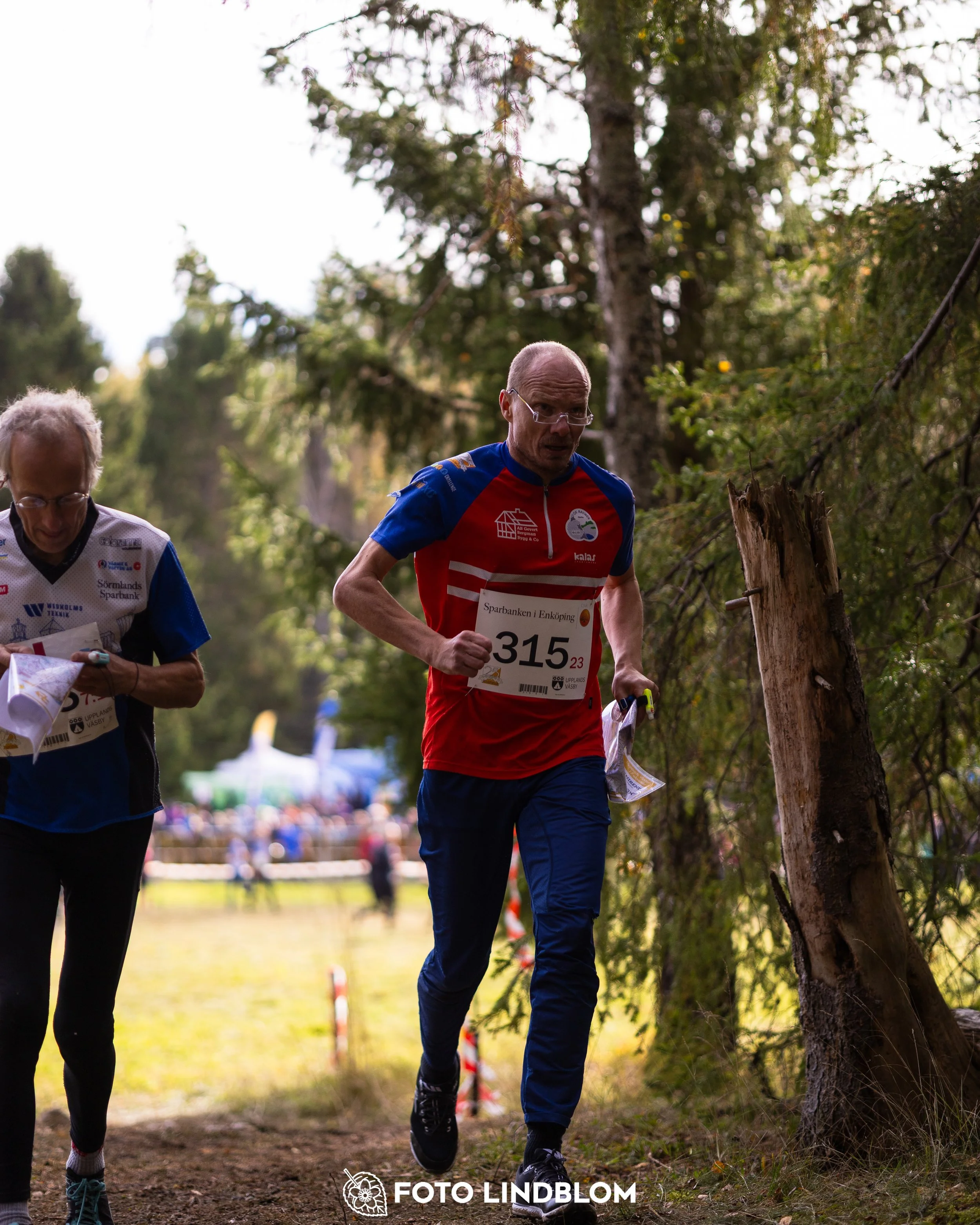 A picture from the 25-Manna orienteering event taken by Foto Lindblom