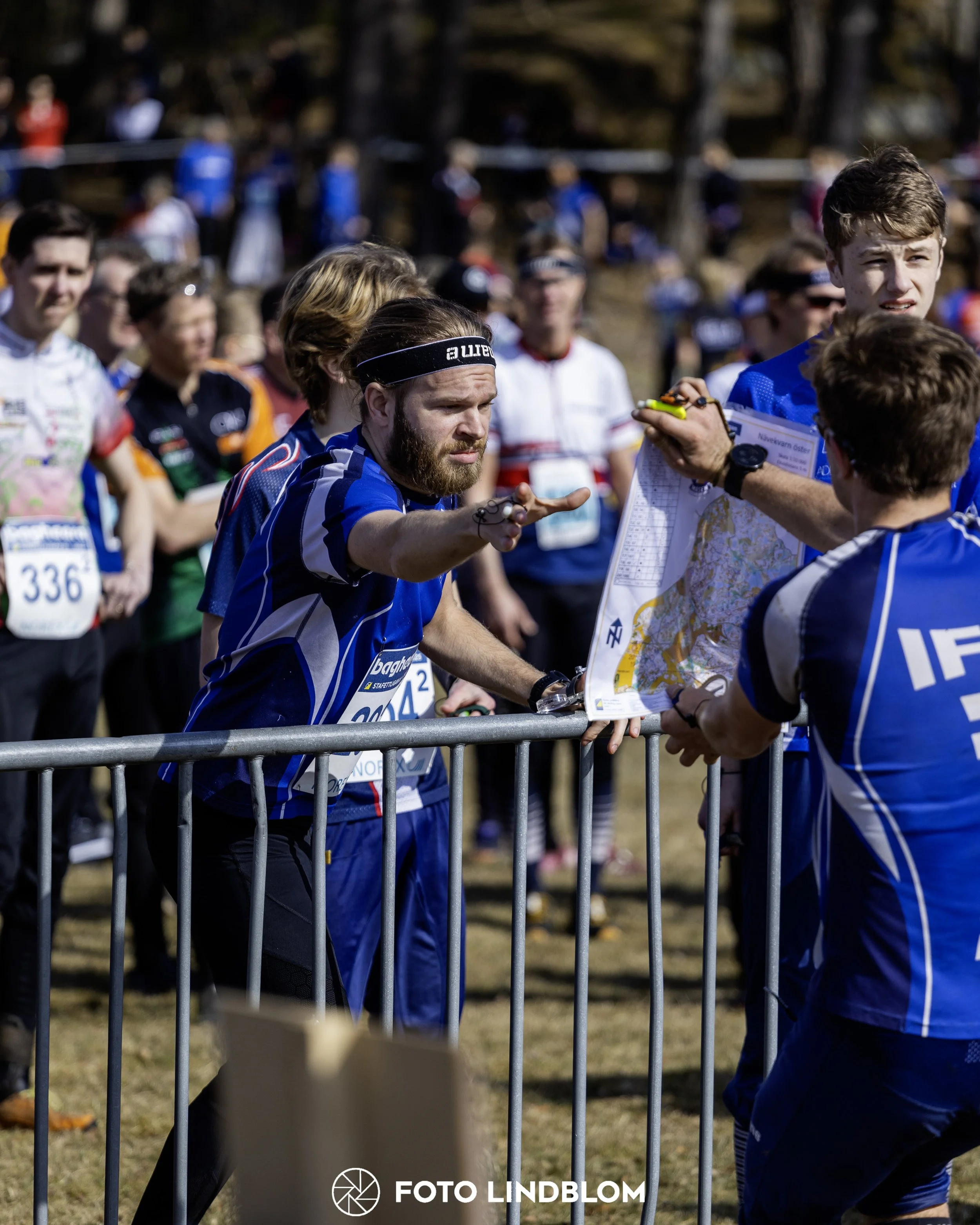 A picture from the orienteering relay competition "Måsen Staffeten"