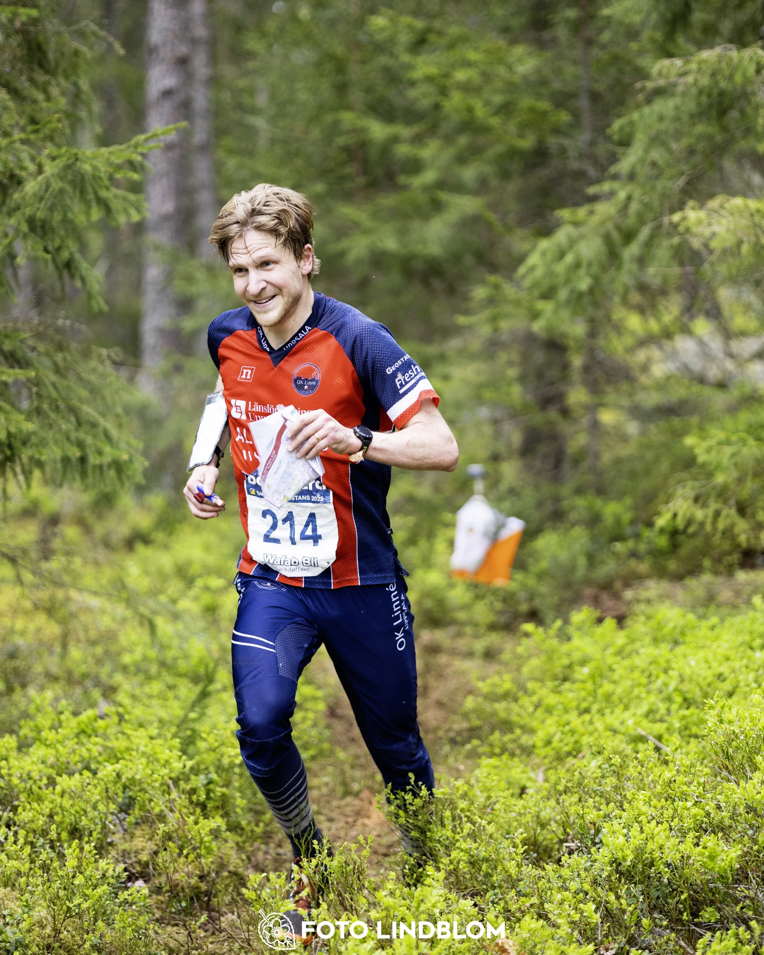 A picture from the Swedish national championship in middle distance orienteering and Swedish league race
