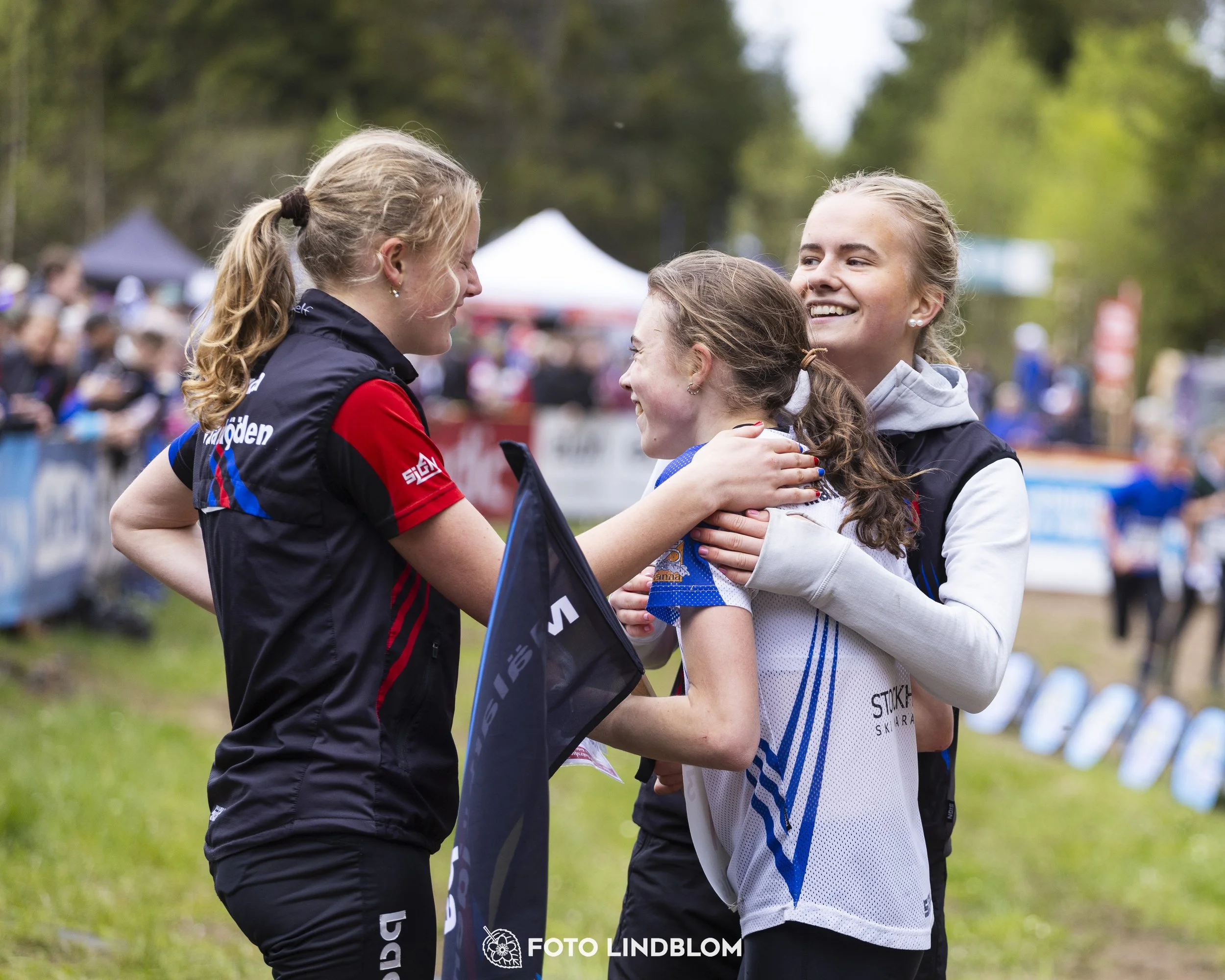 A picture from the Swedish national championship in relay orienteering