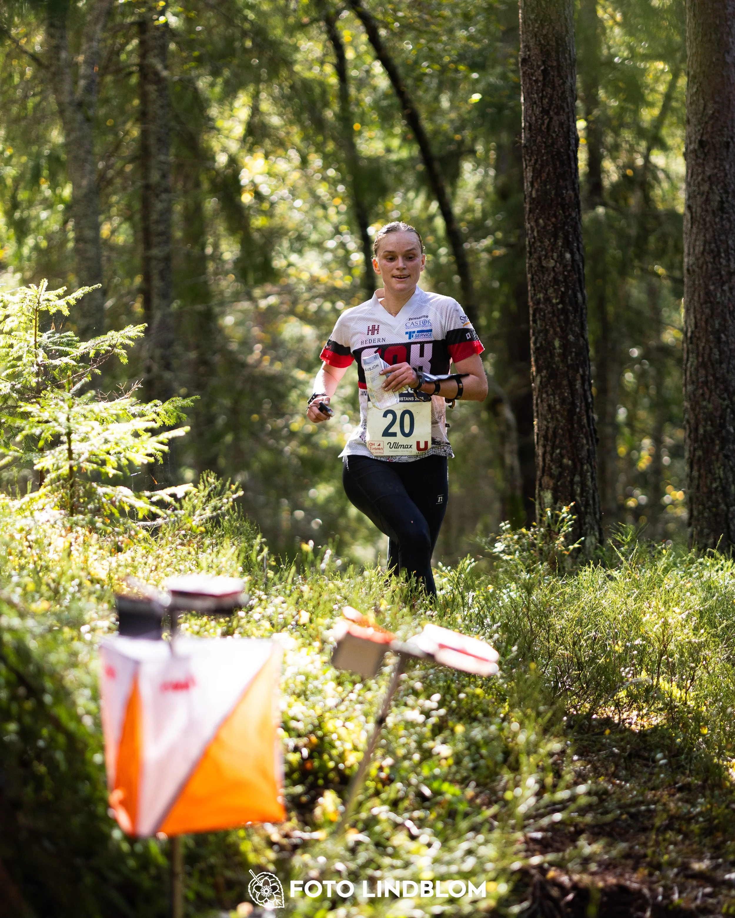 A picture from the Swedish national championship in long distance orienteering and Swedish league race taken by Foto Lindblom