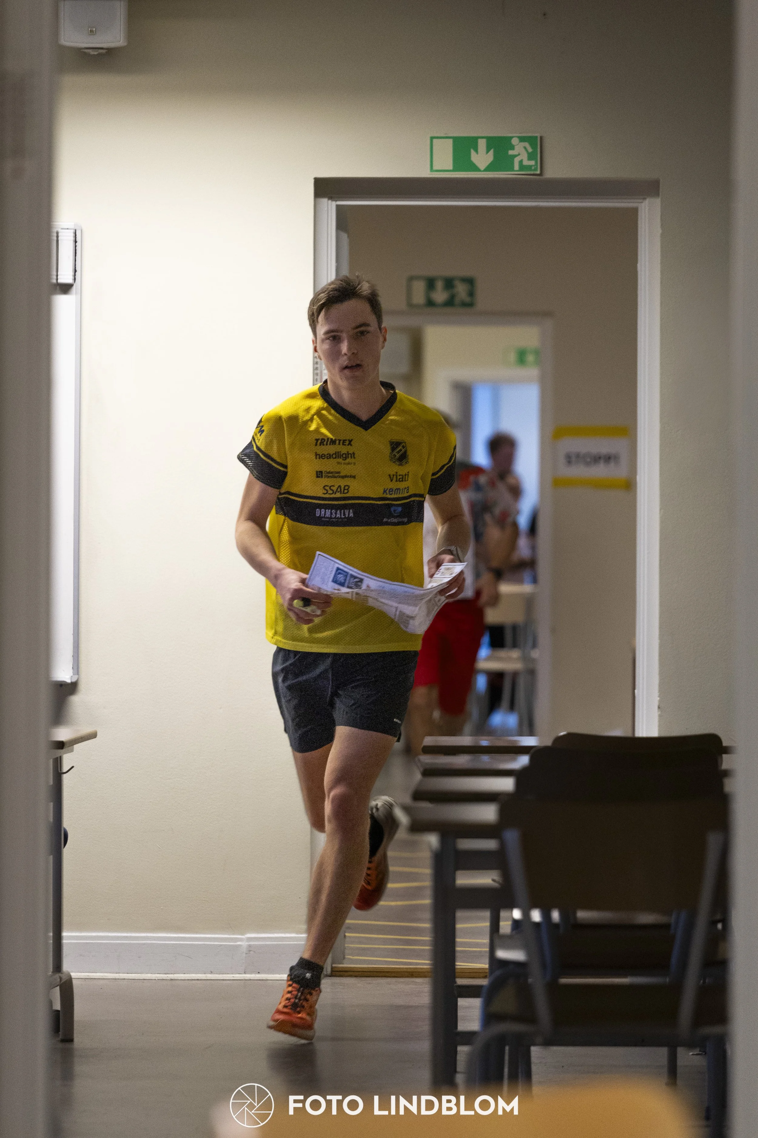 A picture from the orienteering indoor competition "Stockholm Indoor Cup"