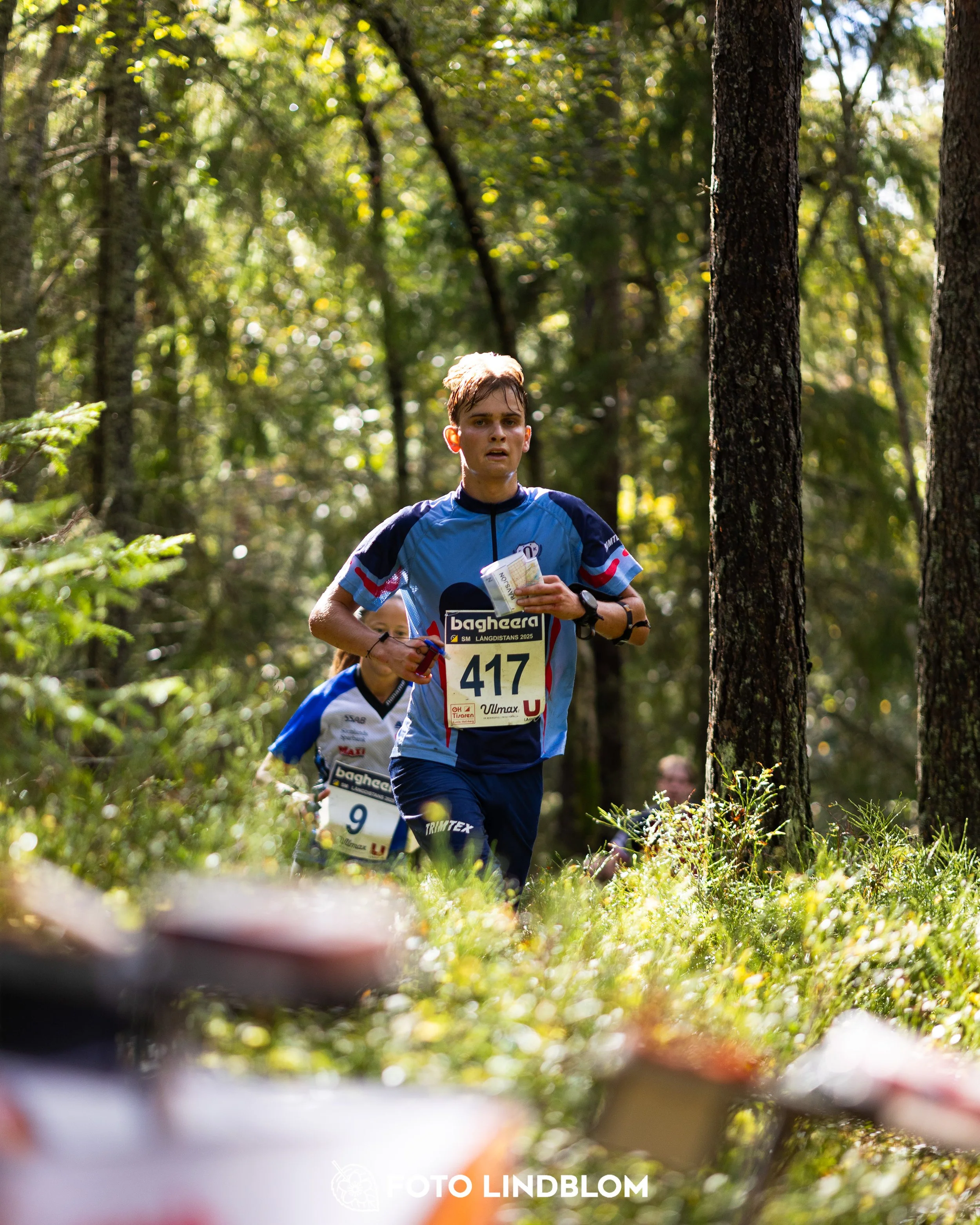 A picture from the Swedish national championship in long distance orienteering and Swedish league race taken by Foto Lindblom