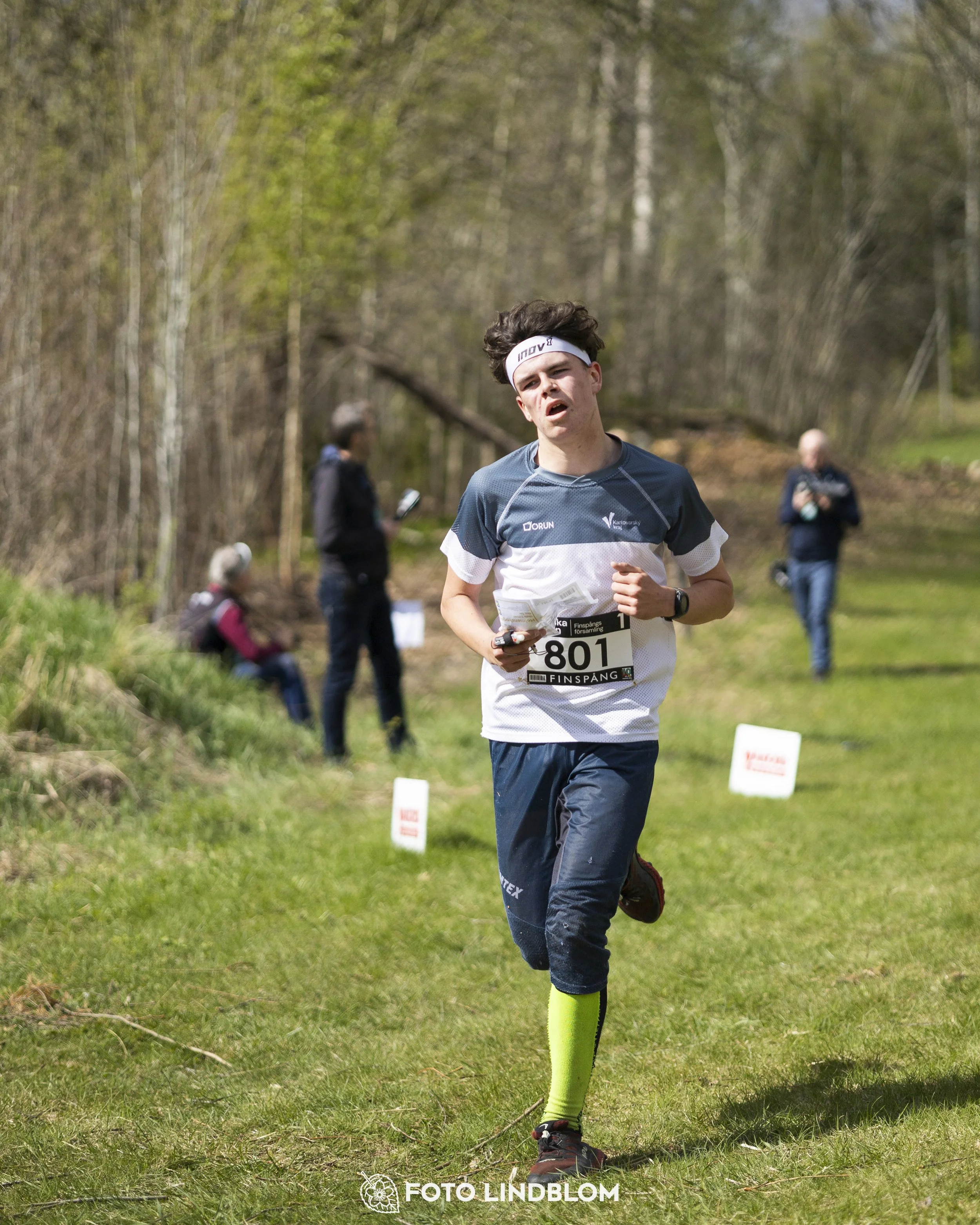 A picture from the youth relay at 10-Mila orienteering competition