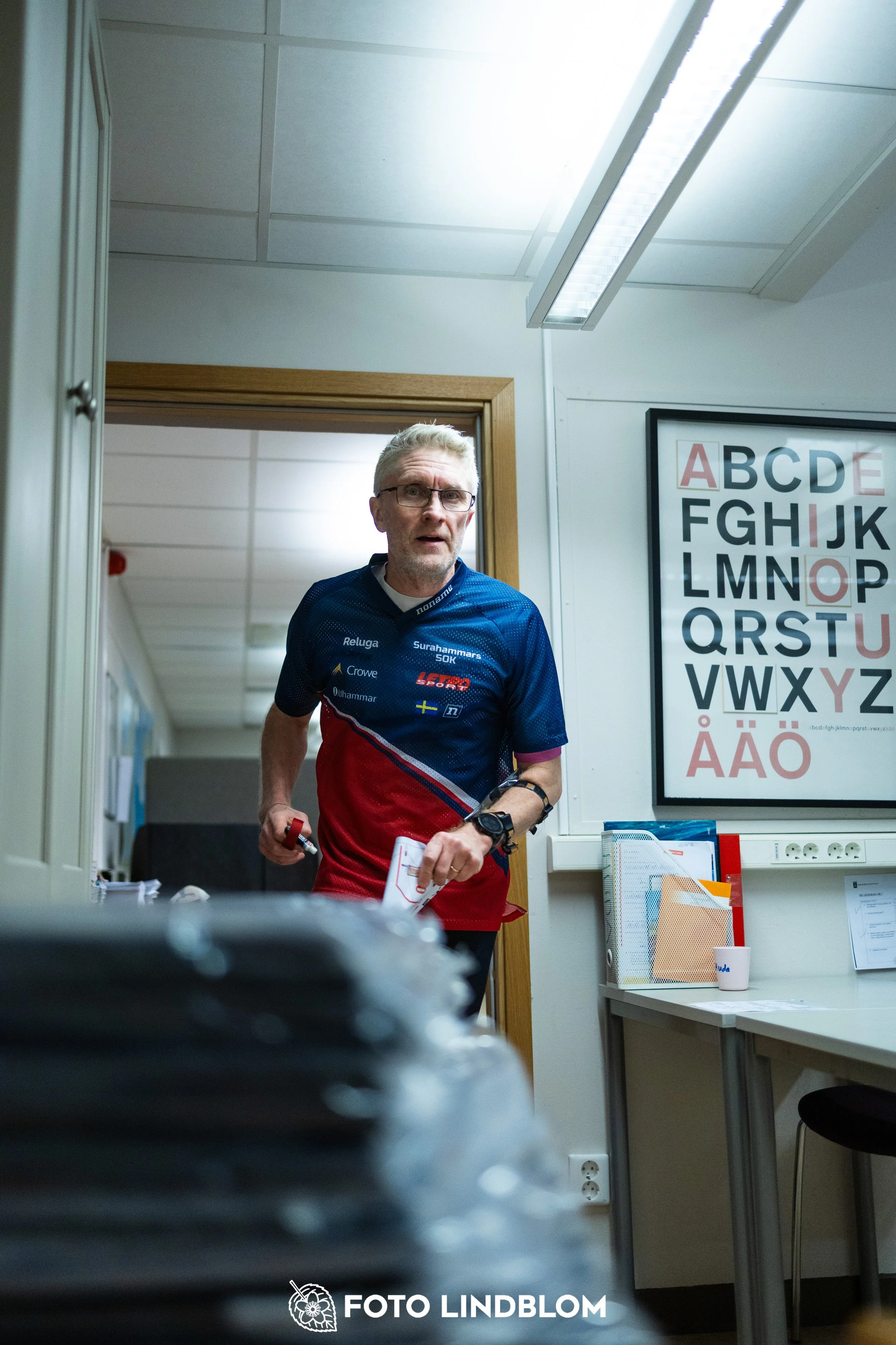 A picture from the indoor orienteering event Viken Indoor taken by Foto Lindblom
