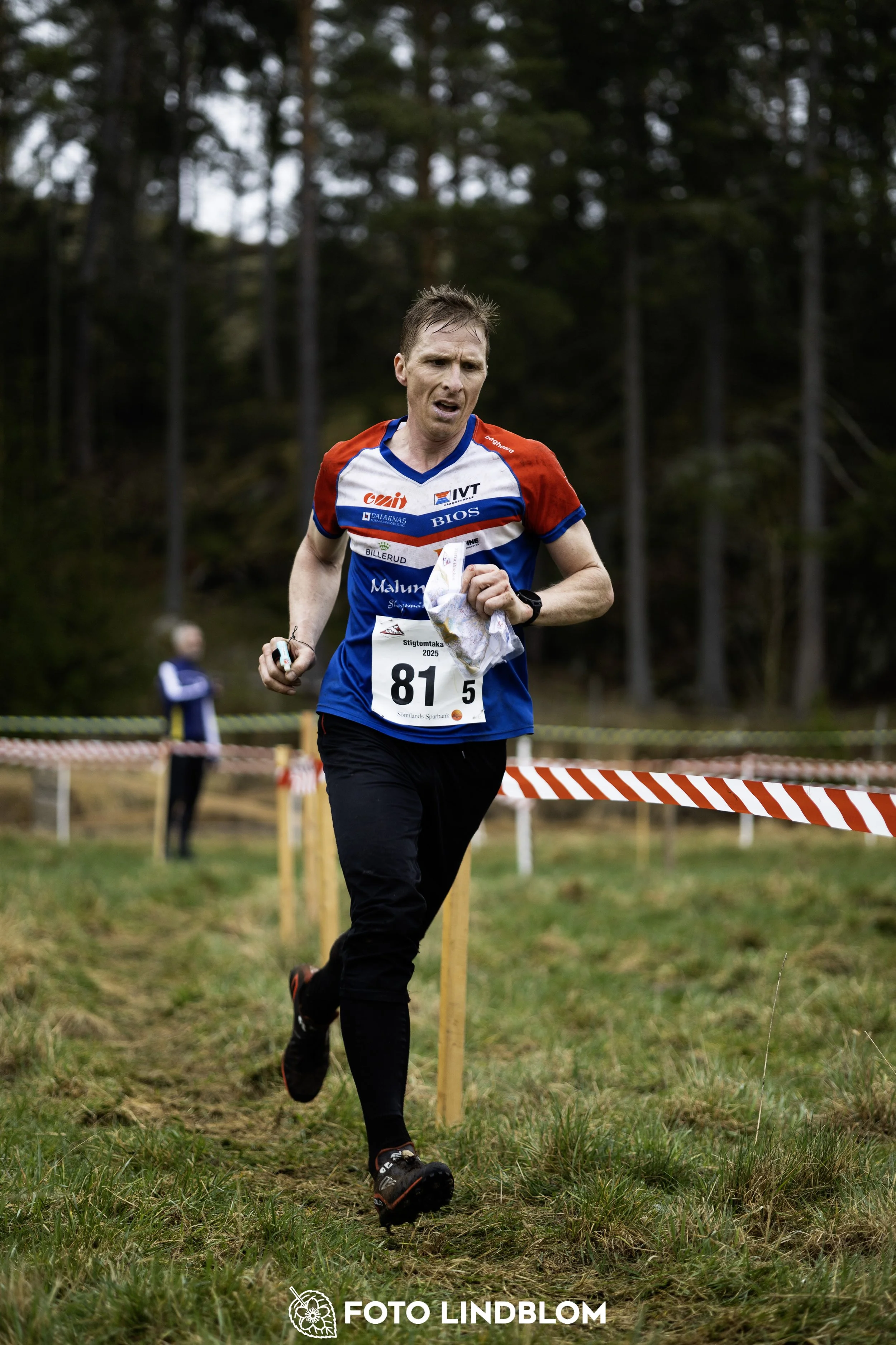 A picture from the orienteering relay competition "Stigtomtakavlen"
