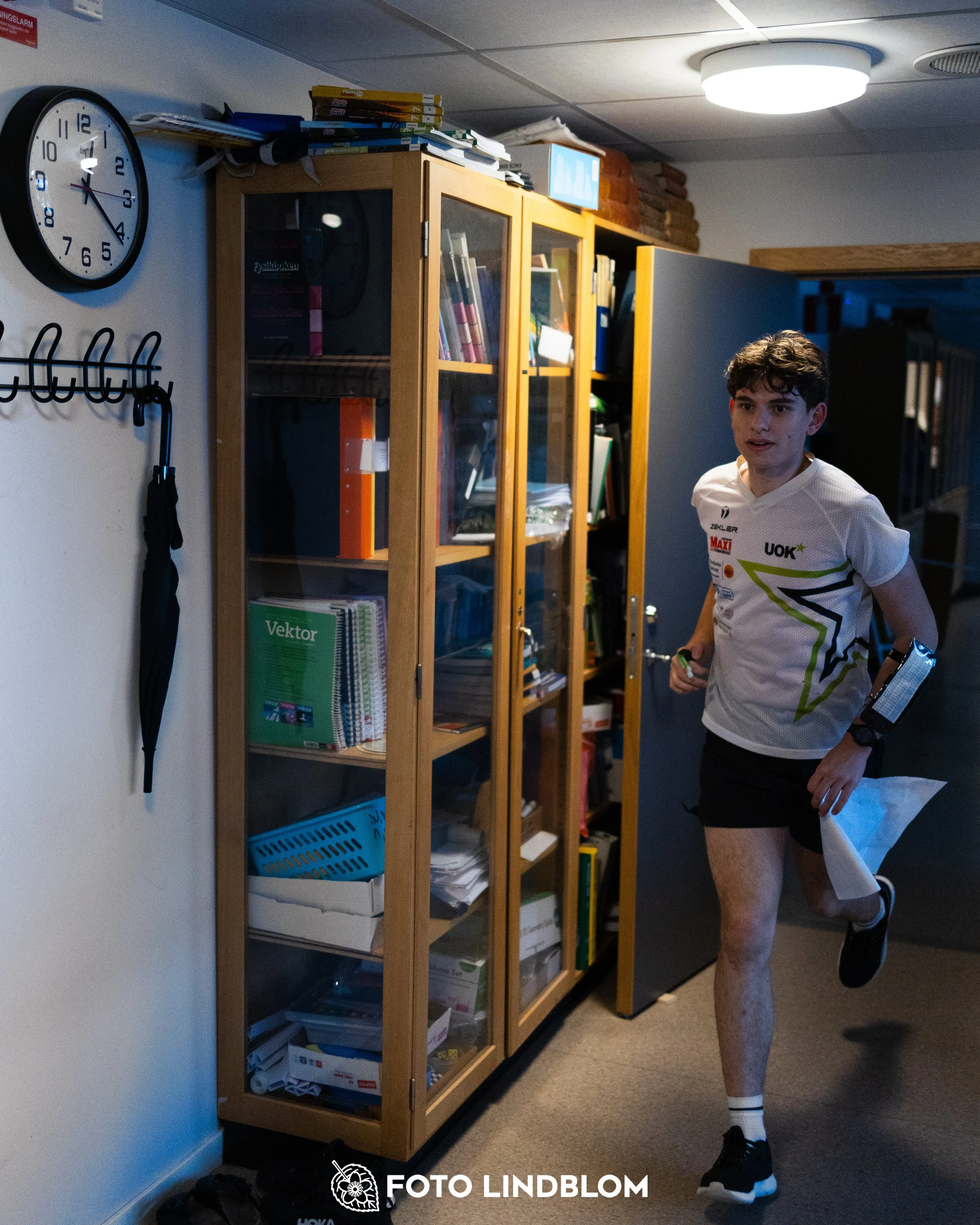 A picture from the indoor orienteering event Viken Indoor taken by Foto Lindblom