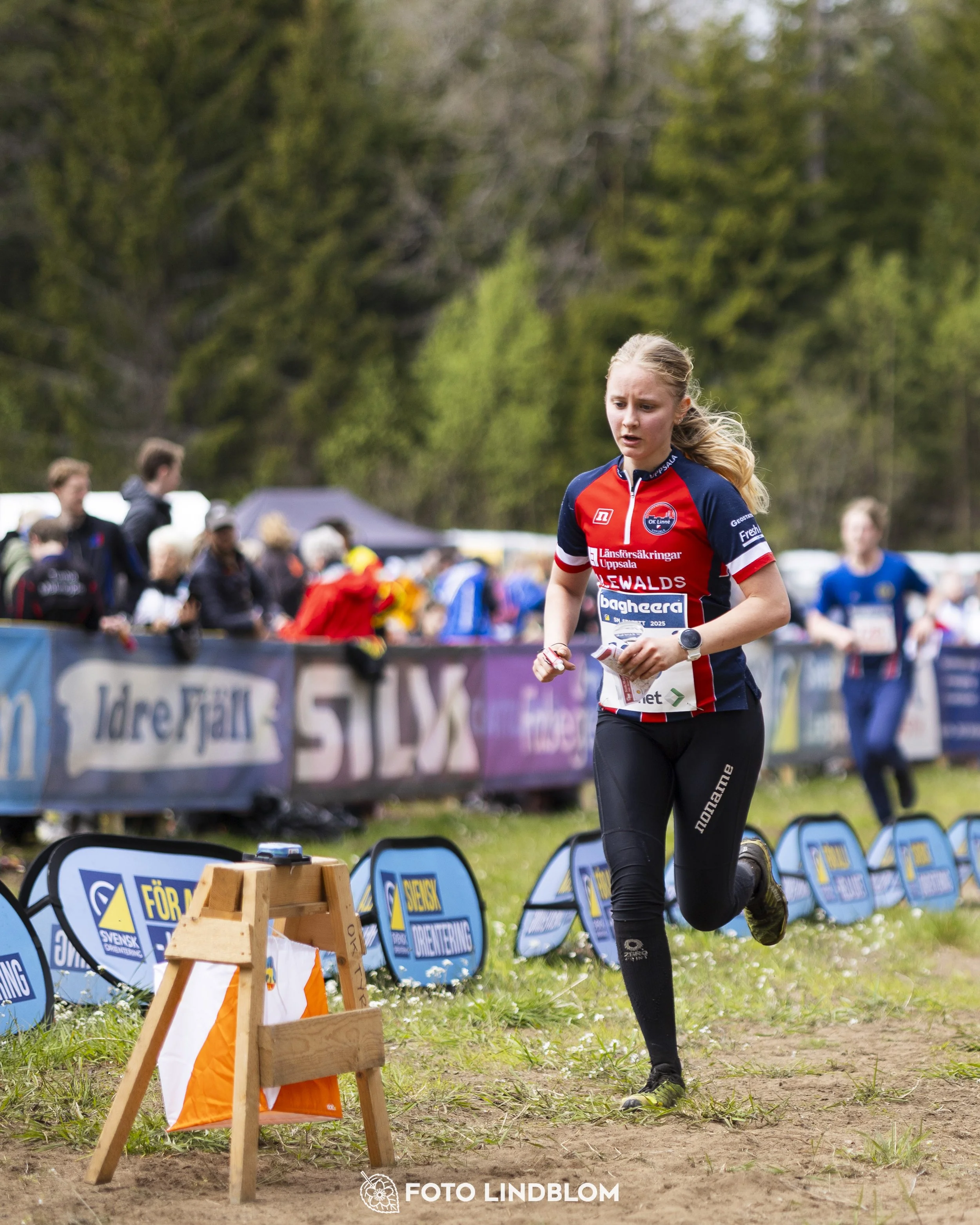 A picture from the Swedish national championship in relay orienteering