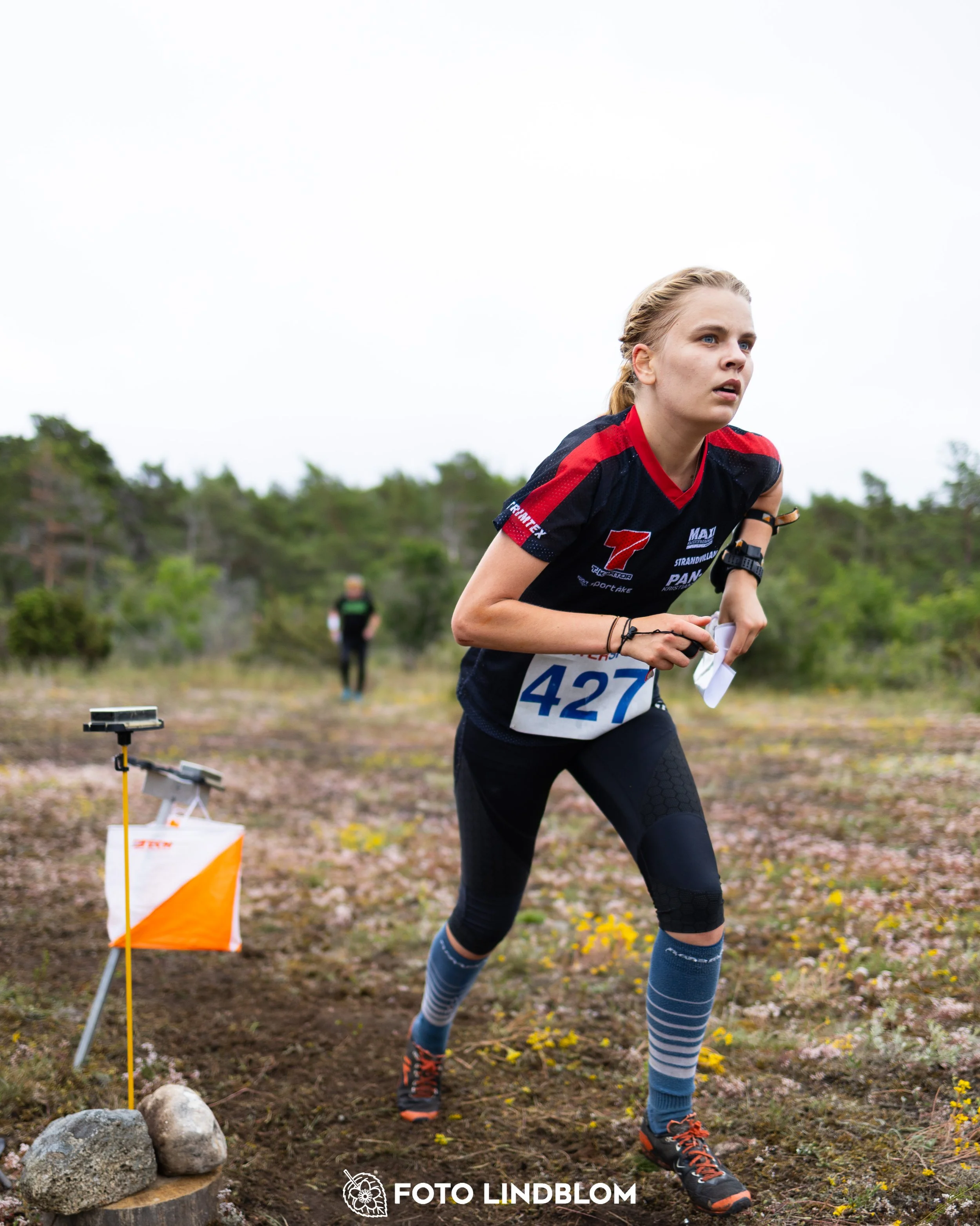 A picture from the Gotlands 3-Dagars orienteering competition