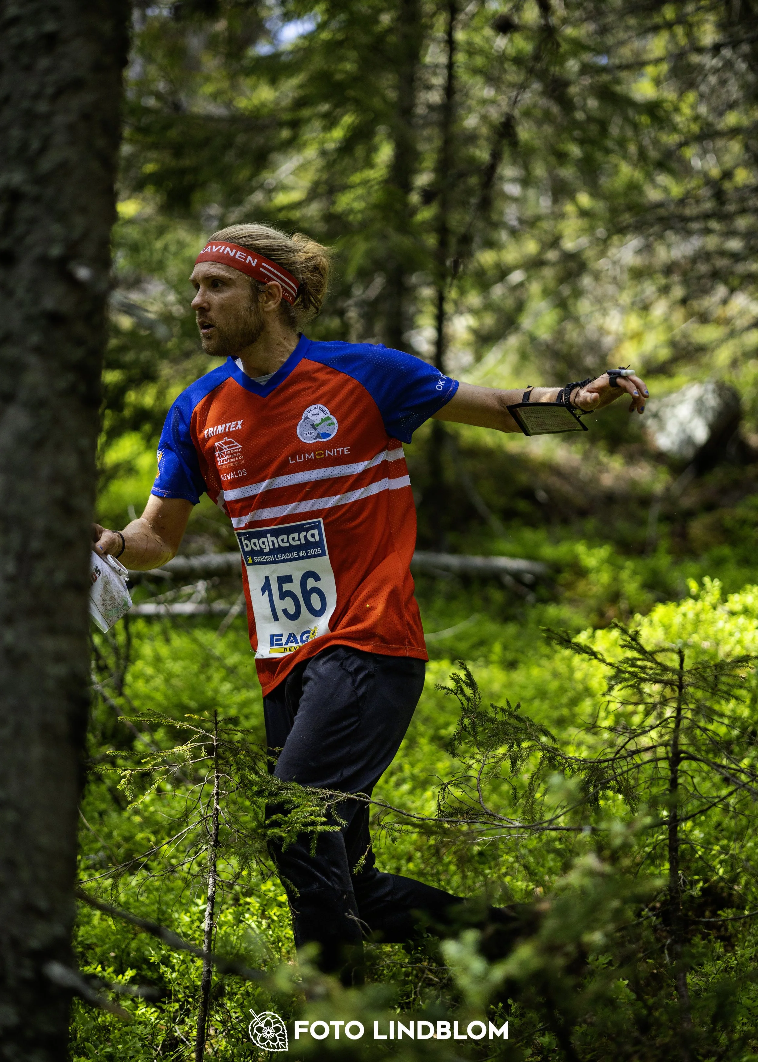 A picture from the sixth stage of the Swedish League orienteering competition