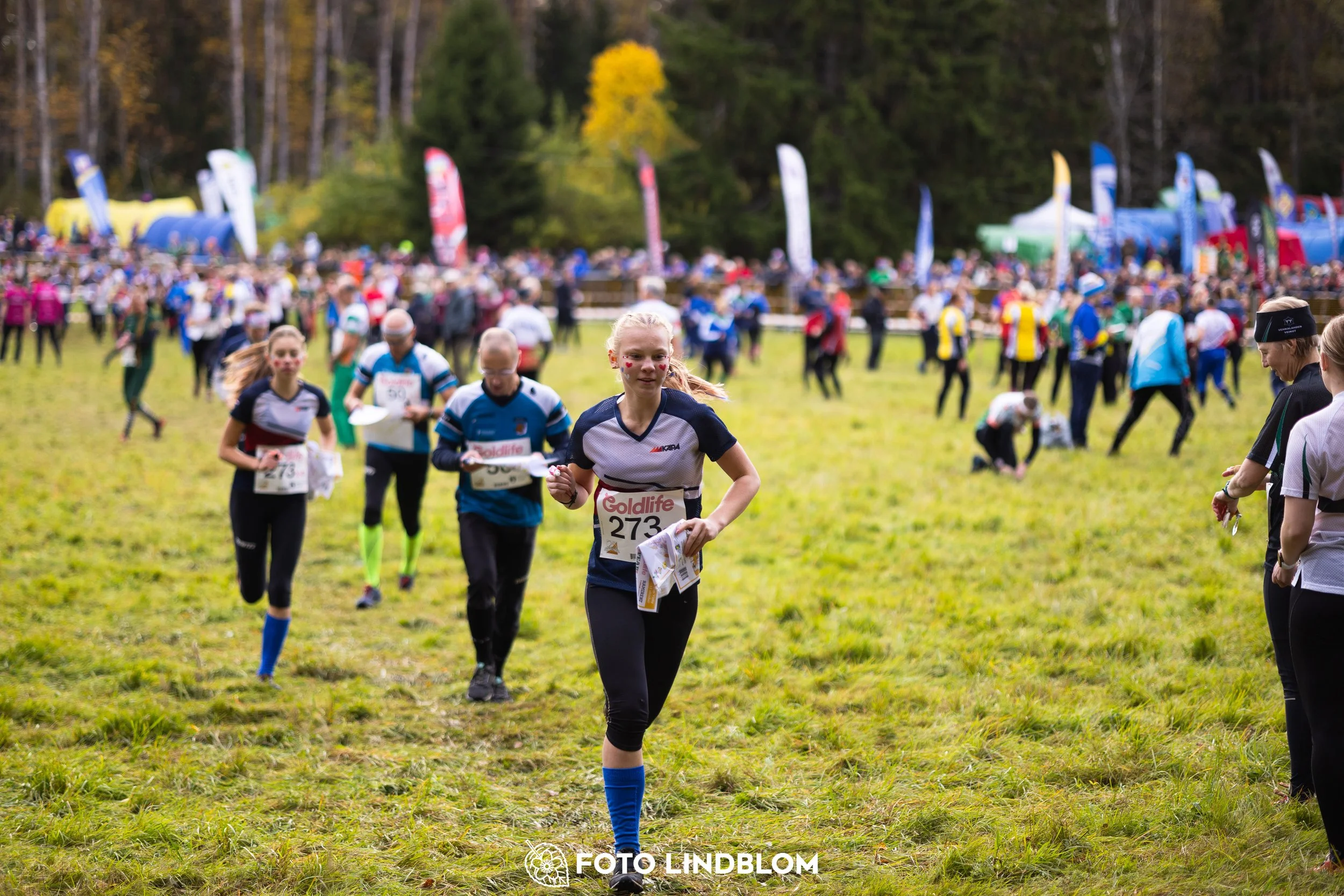 A picture from the 25-Manna orienteering event taken by Foto Lindblom