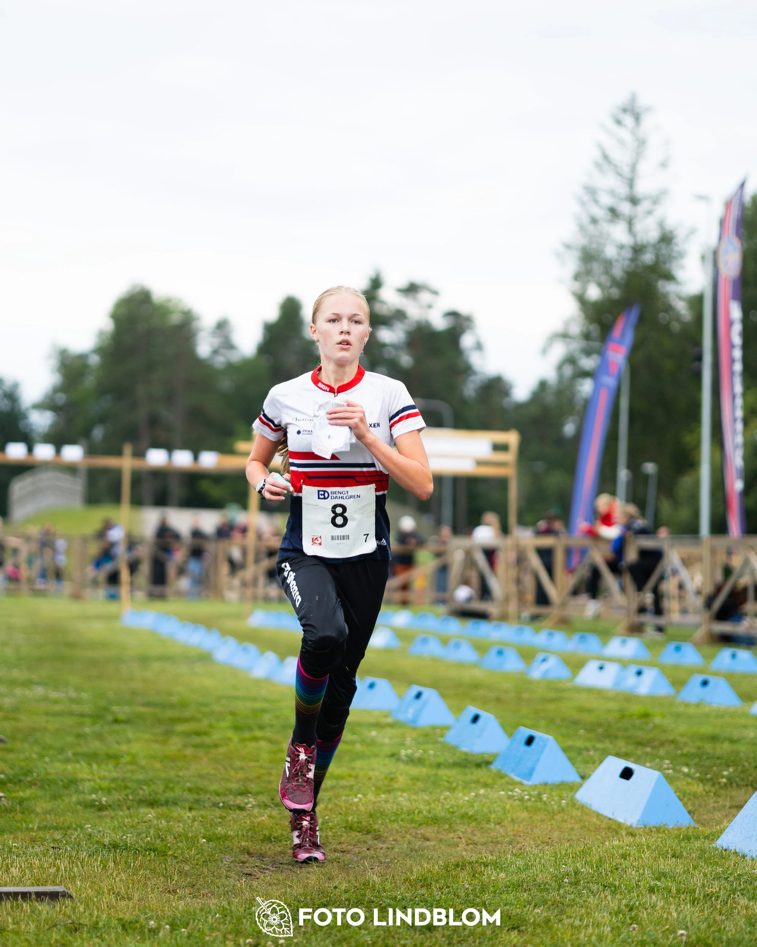 A picture from the youth 10 mila orienteering competition taken by Foto Lindblom