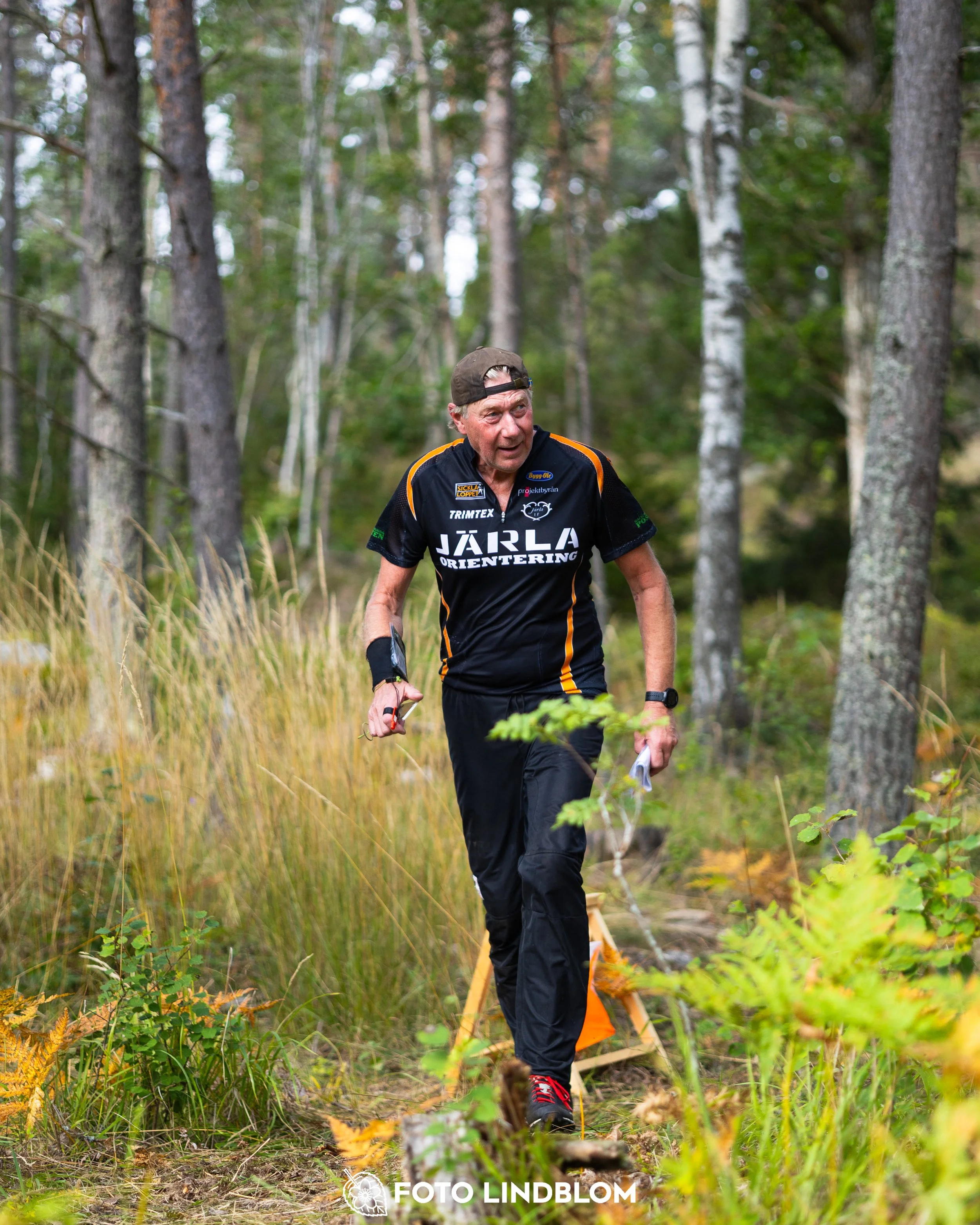 A picture from the Stockholm district championship in middle distance orienteering taken by Foto Lindblom