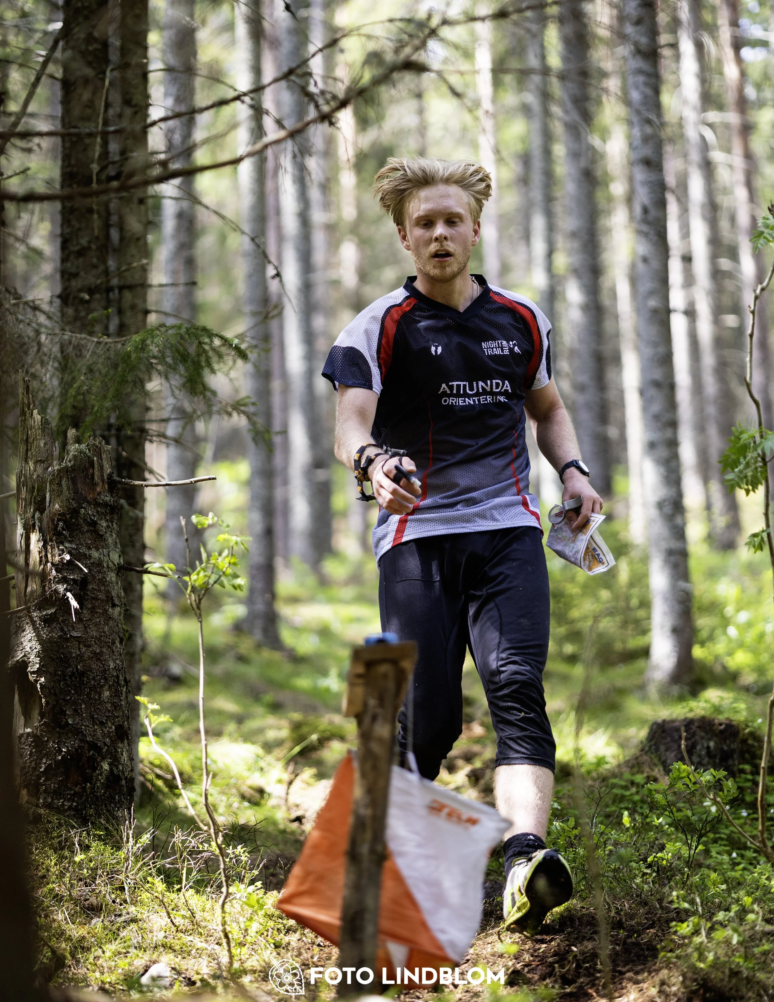 A picture from the seventh stage of the Swedish League orienteering competition