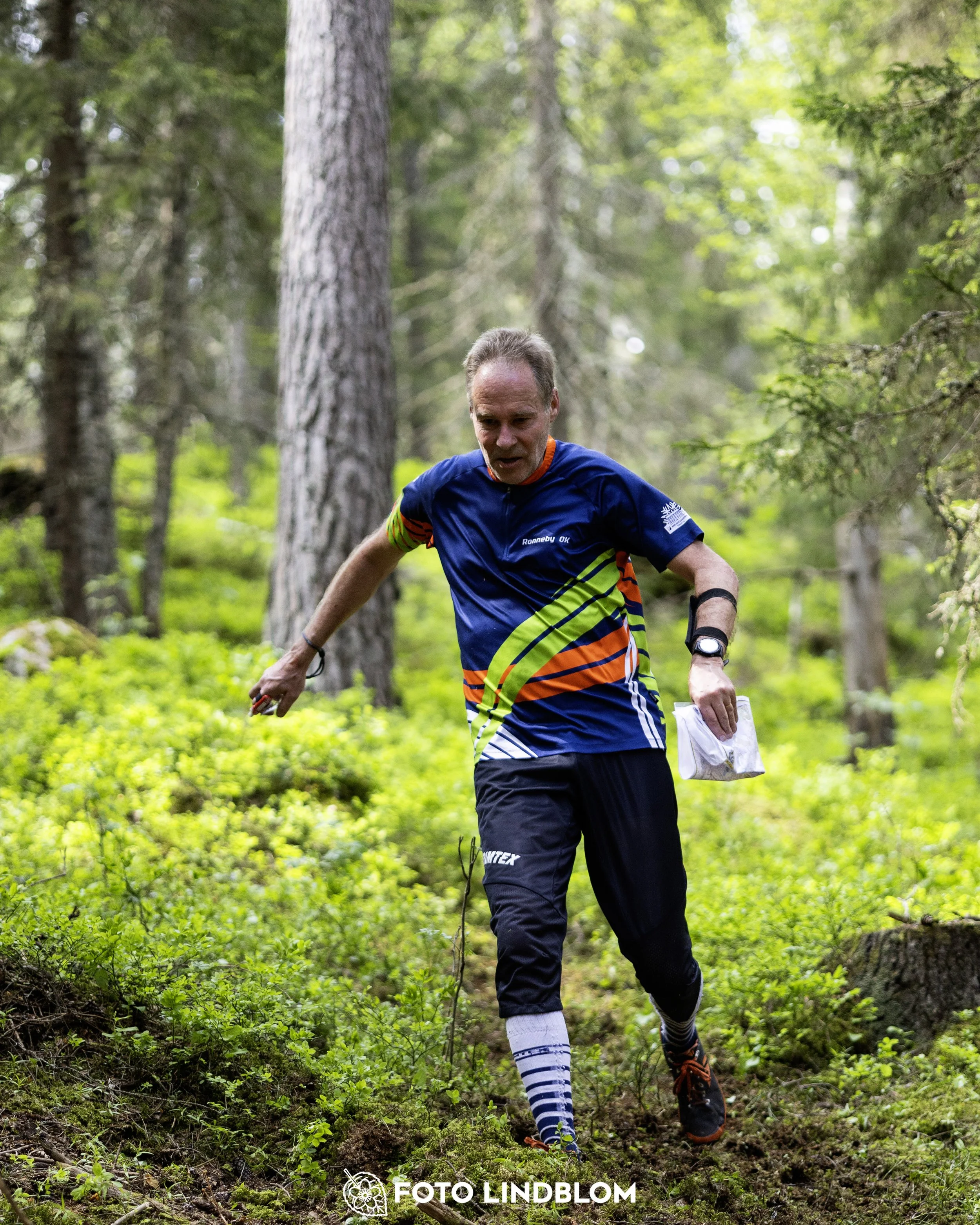 A picture from the seventh stage of the Swedish League orienteering competition