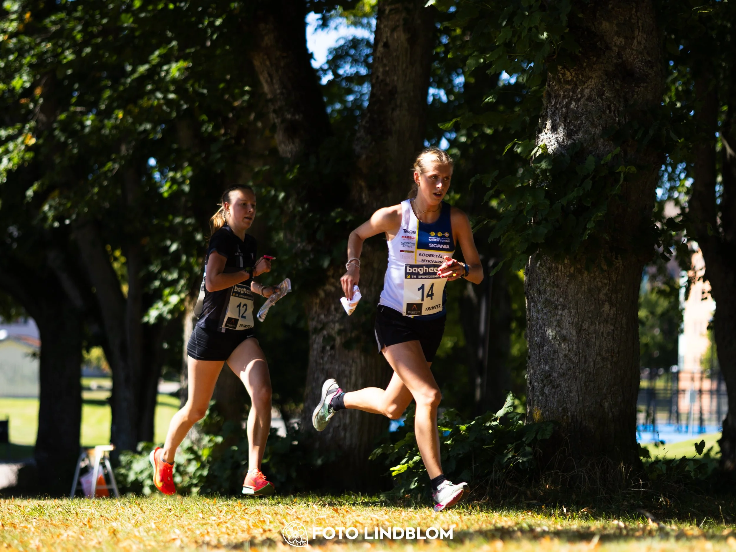A picture from the Swedish national championship in knock out orienteering  taken by Foto Lindblom