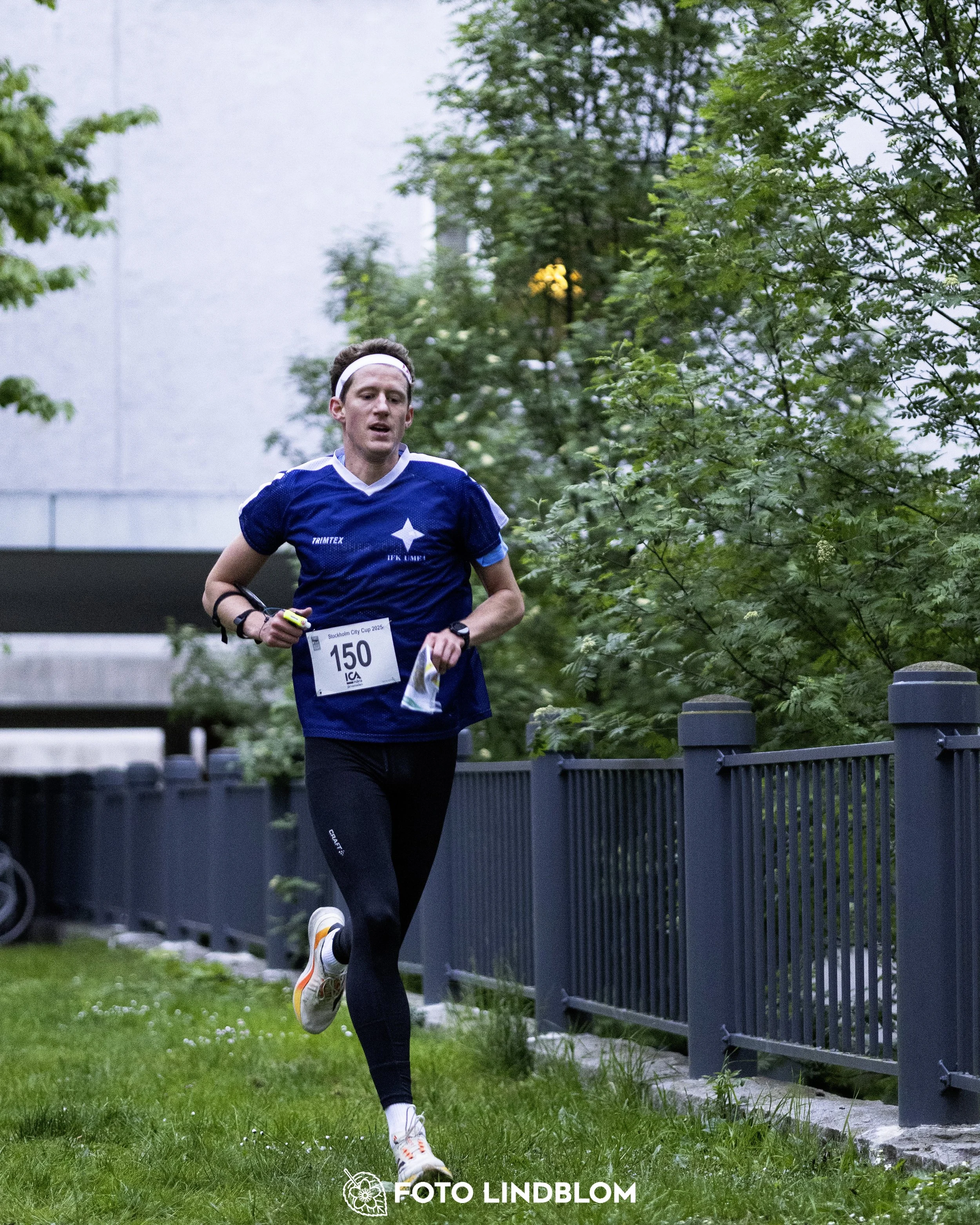 A picture from the secund stage of the Stockholm City Cup sprint orienteering competition