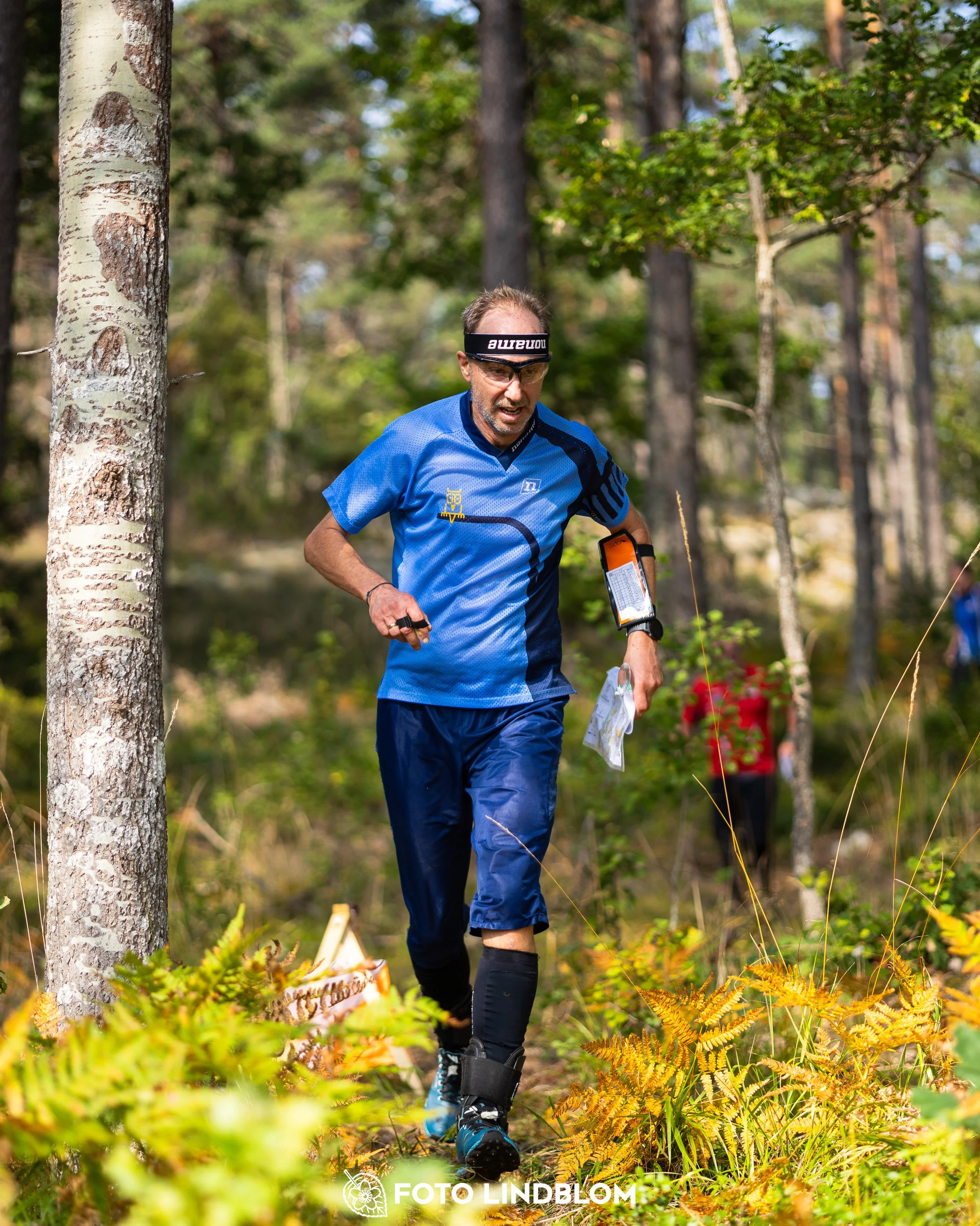 A picture from the Stockholm district championship in middle distance orienteering taken by Foto Lindblom