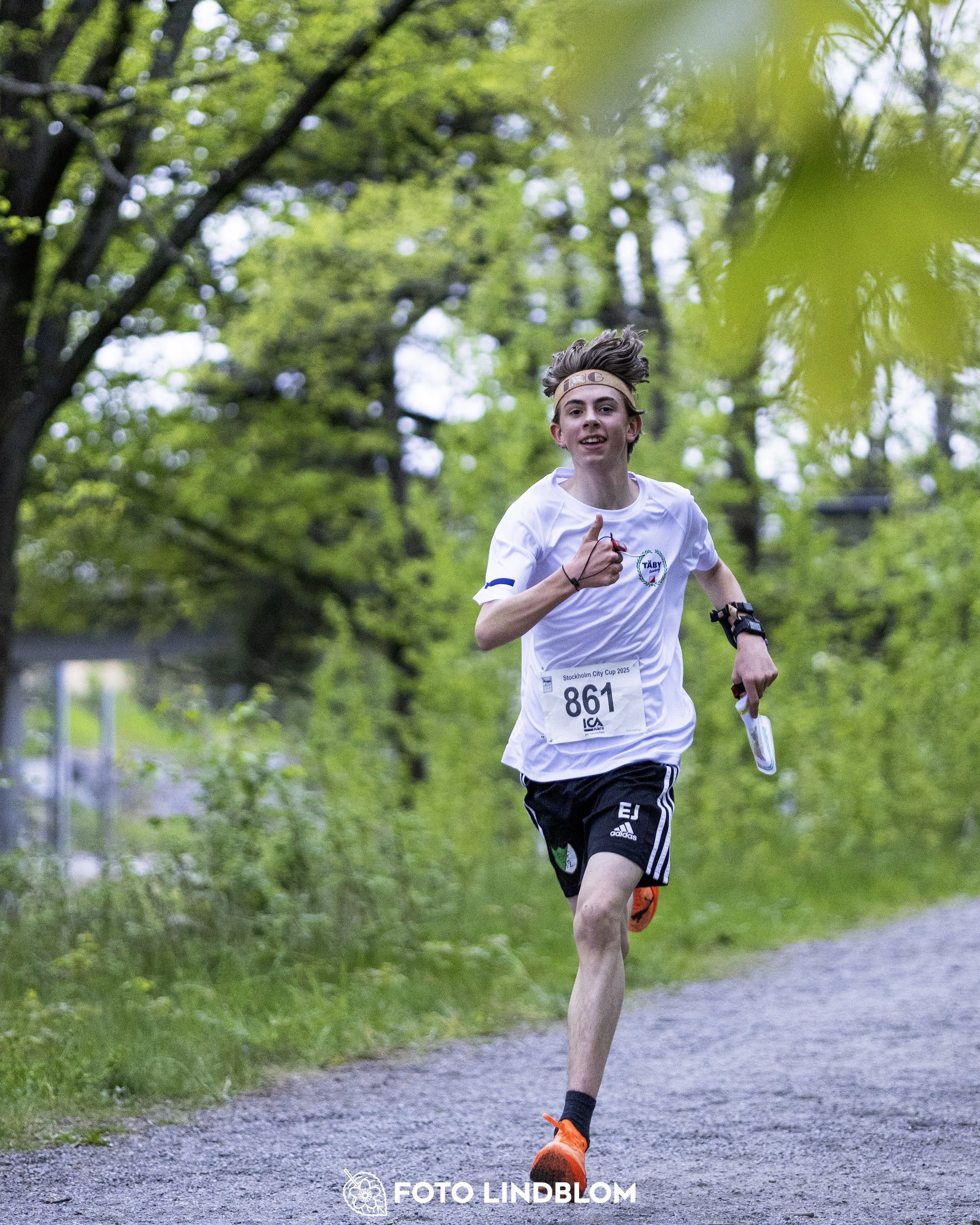 A picture from the secund stage of the Stockholm City Cup sprint orienteering competition
