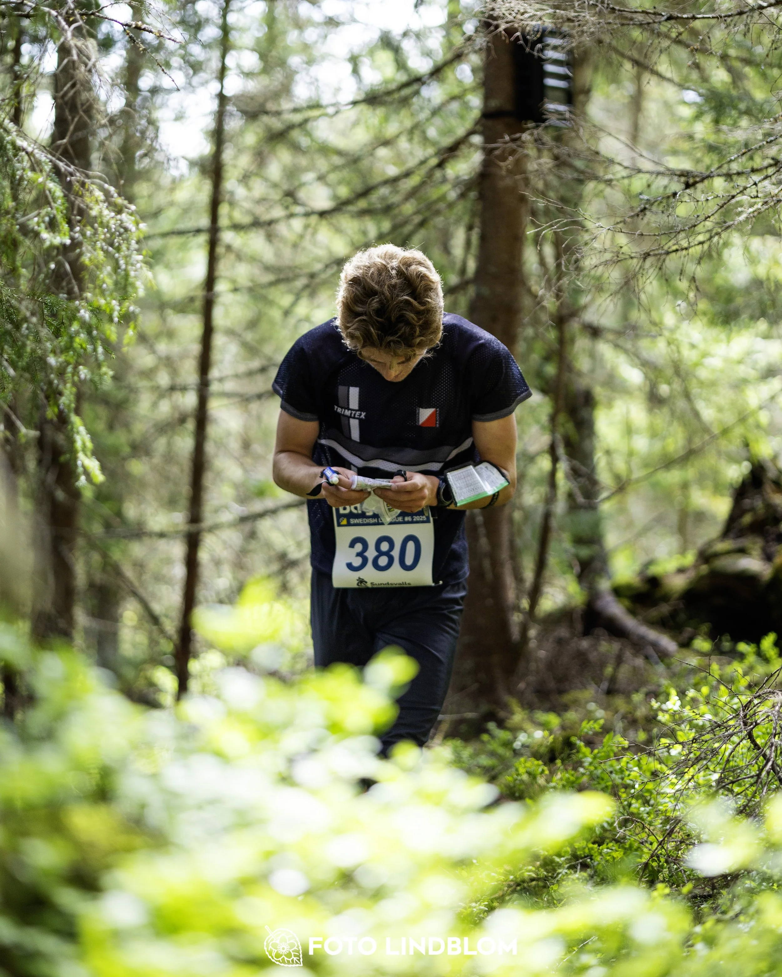 A picture from the seventh stage of the Swedish League orienteering competition