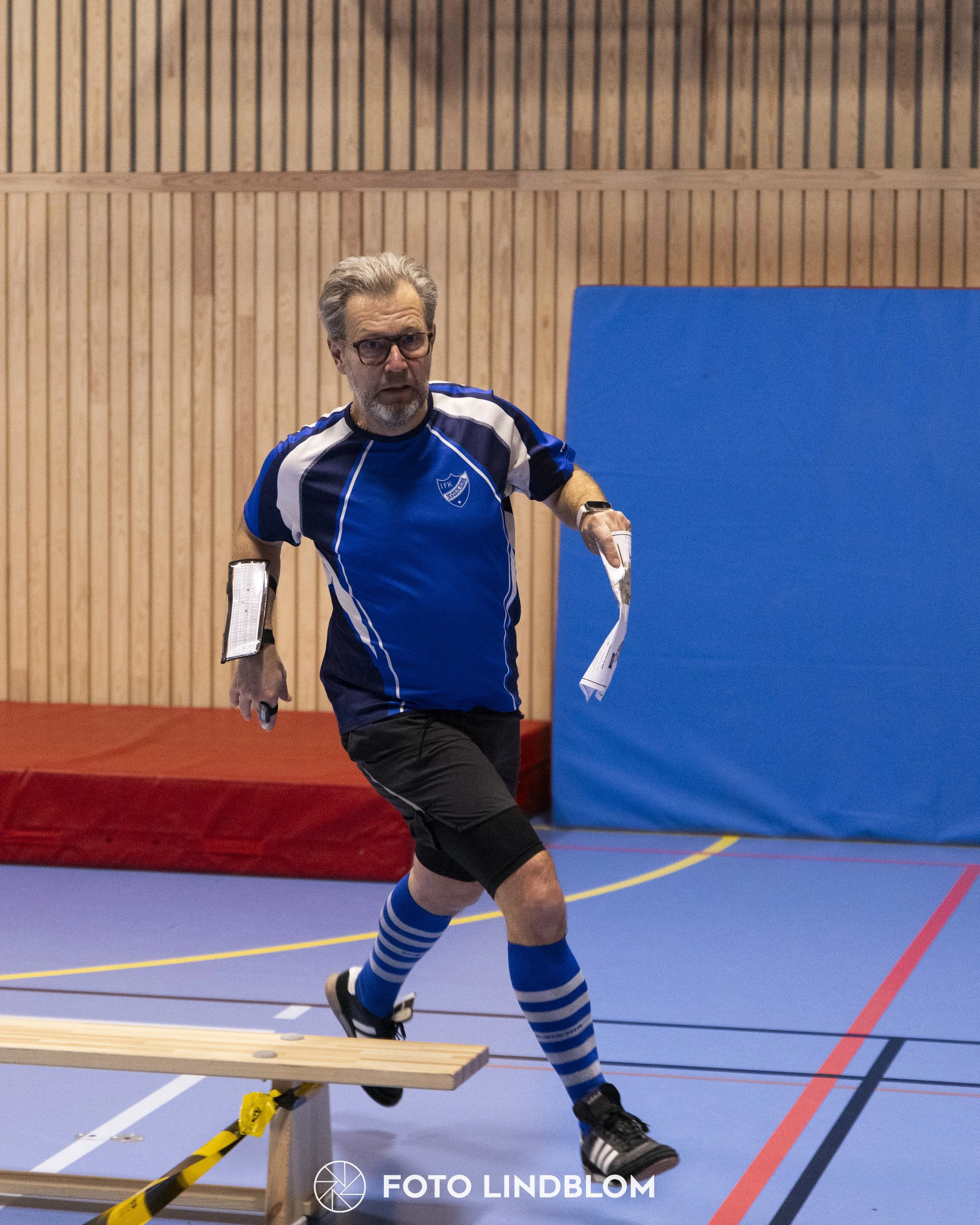 A picture from the orienteering indoor competition "Stockholm Indoor Cup"