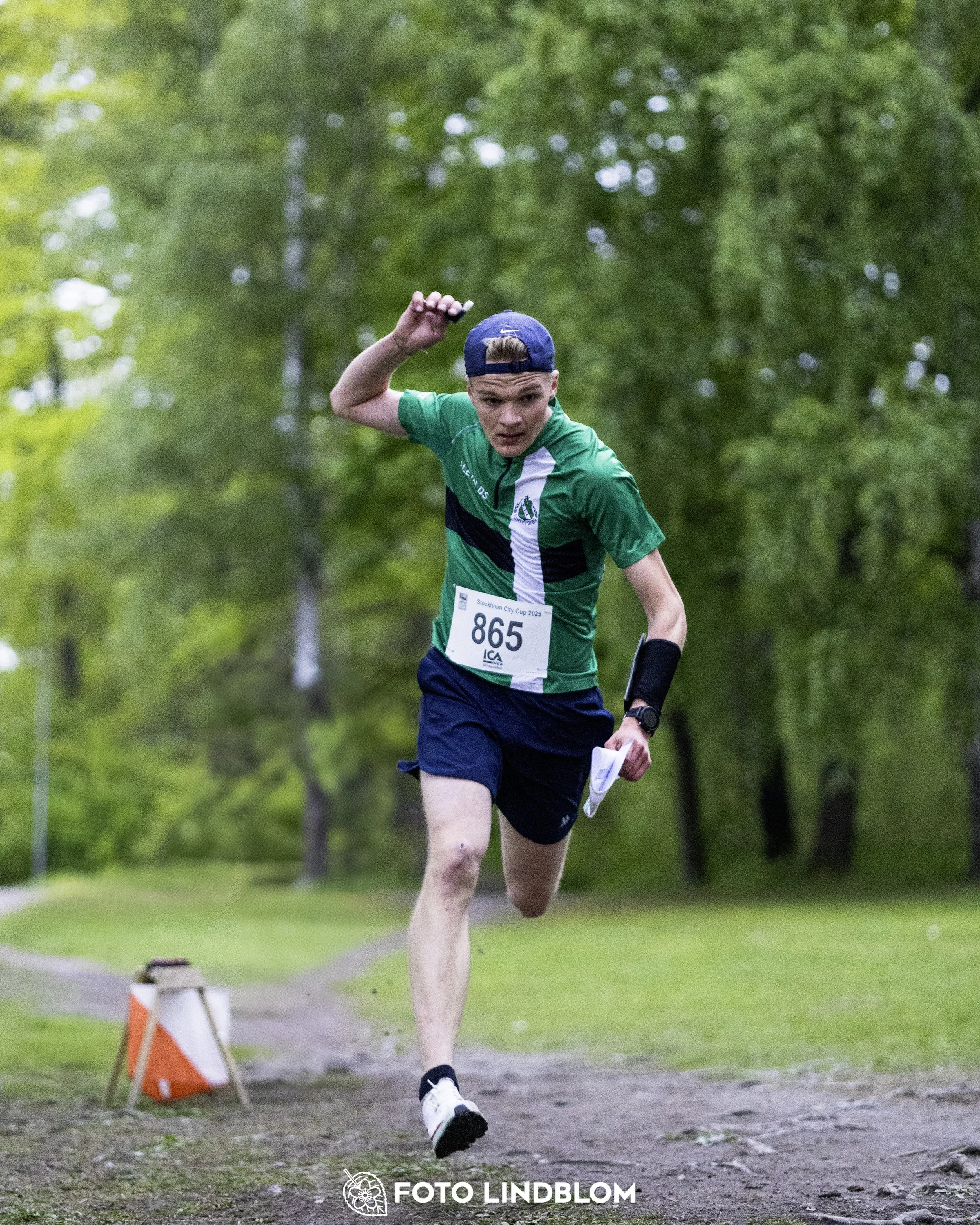 A picture from the secund stage of the Stockholm City Cup sprint orienteering competition
