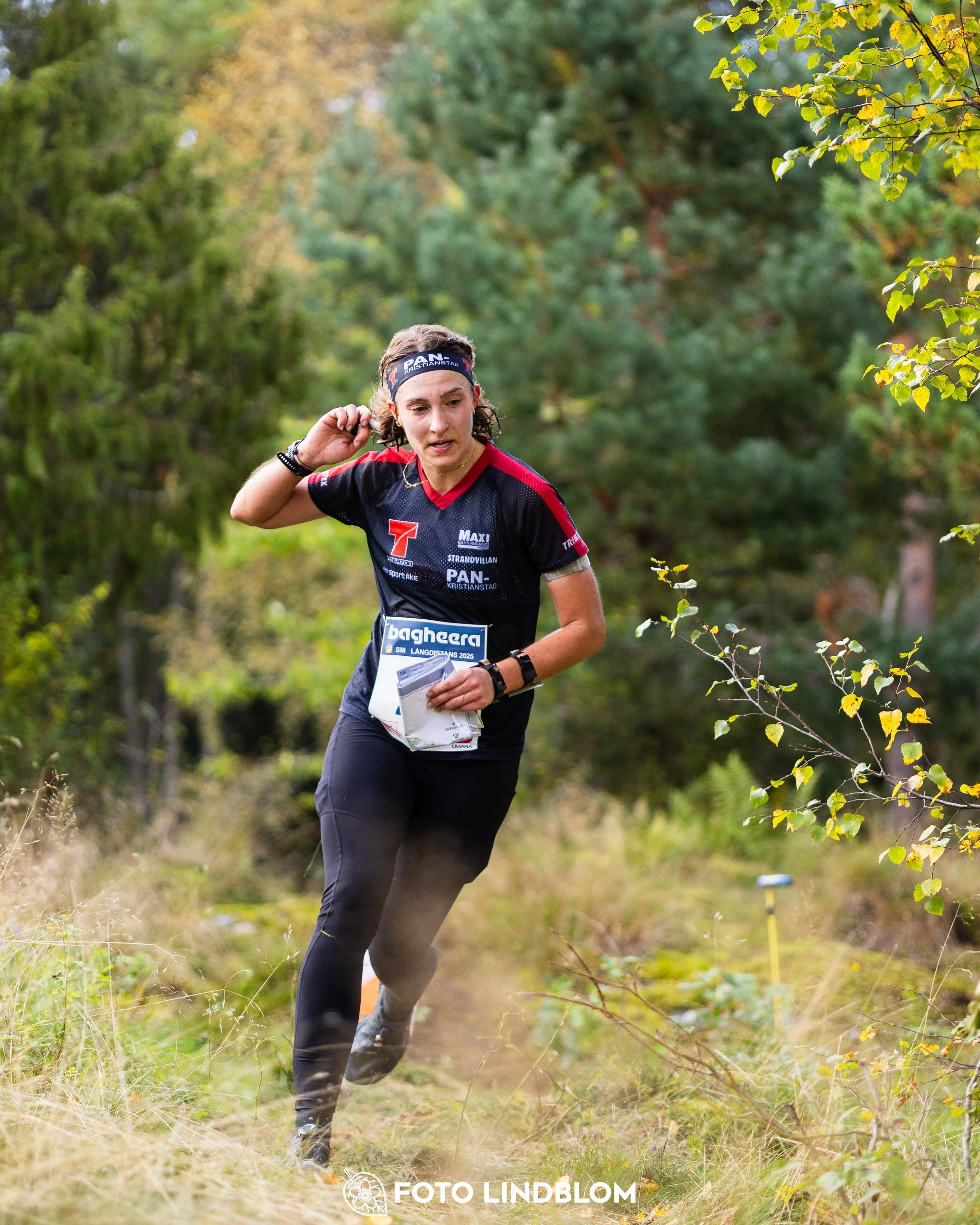 A picture from the Swedish national championship in long distance orienteering and Swedish league race taken by Foto Lindblom