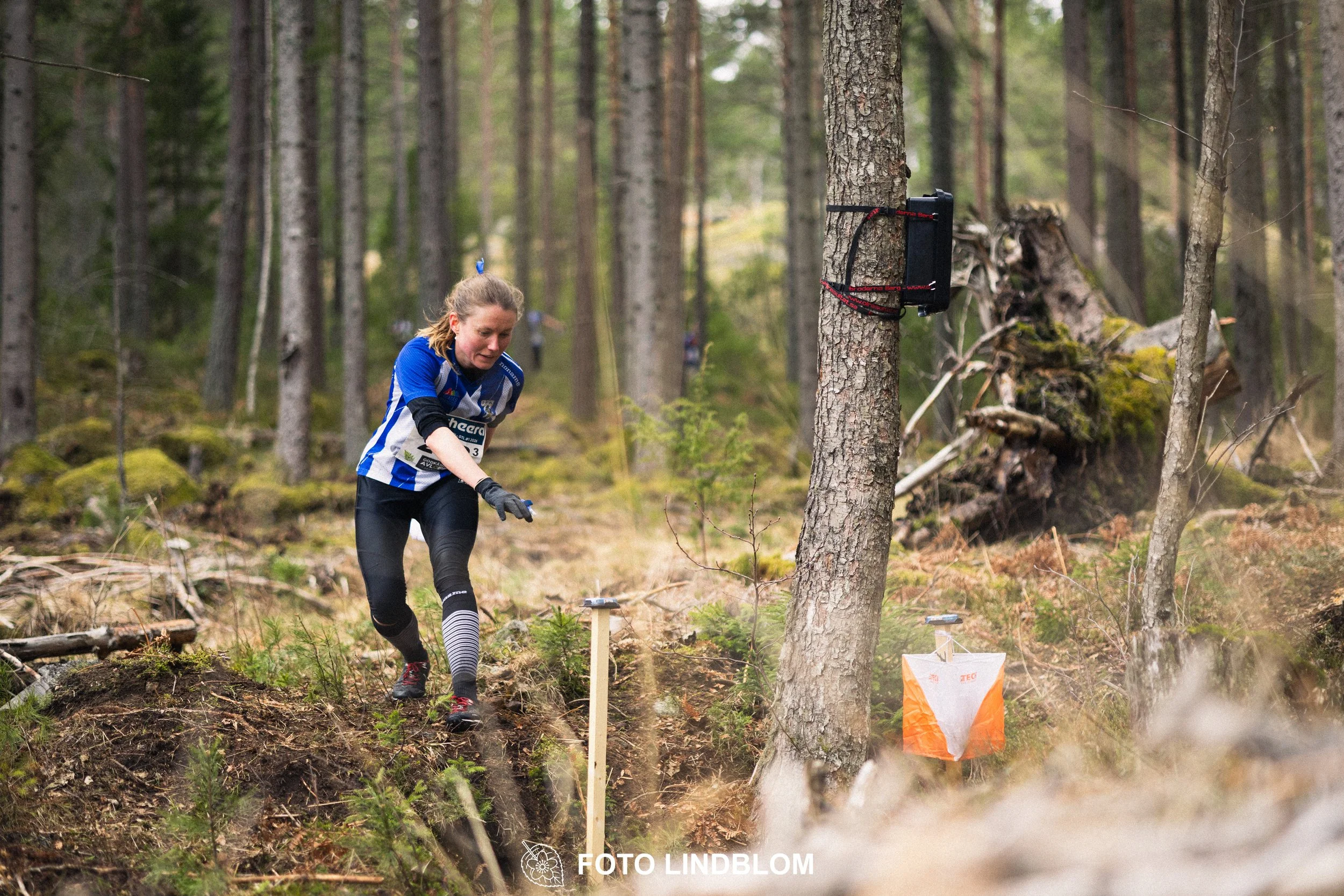 A photo from Kolmårdskavlen during the Swedish relay league 2026, captured by Foto Lindblom.