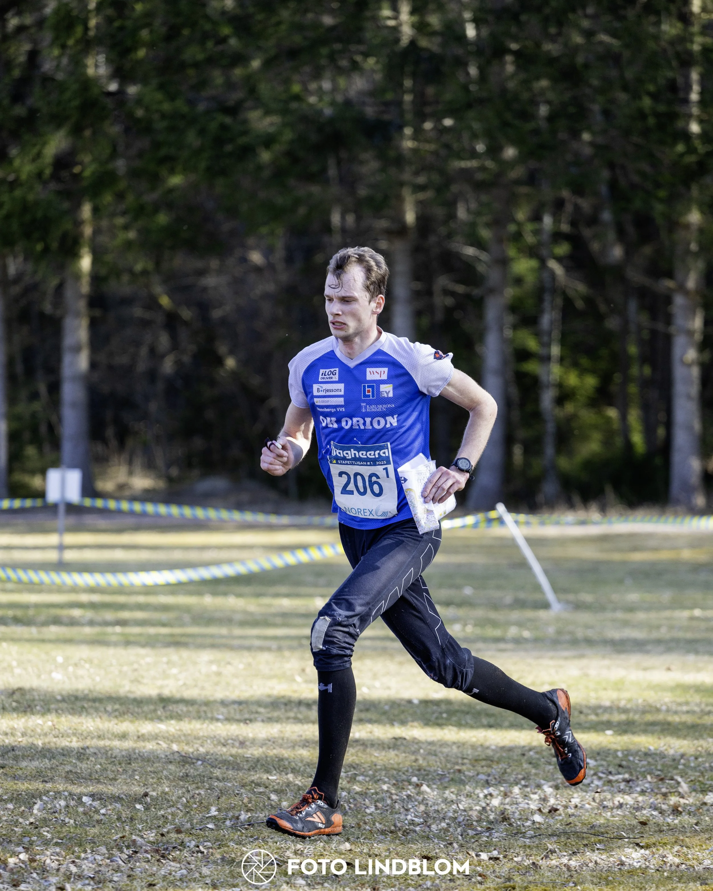 A picture from the orienteering relay competition "Måsen Staffeten"