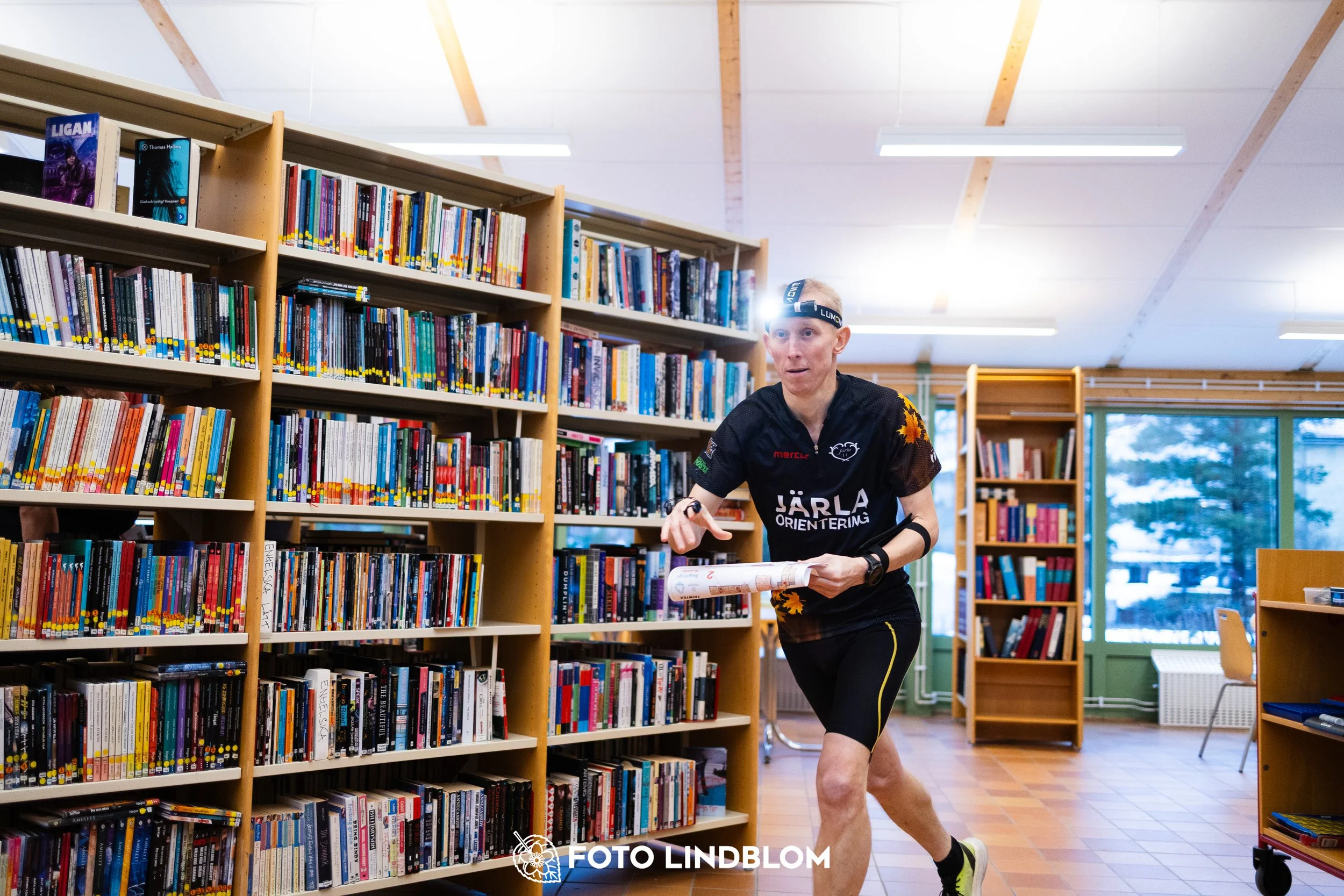 A picture from the indoor orienteering event Viken Indoor taken by Foto Lindblom