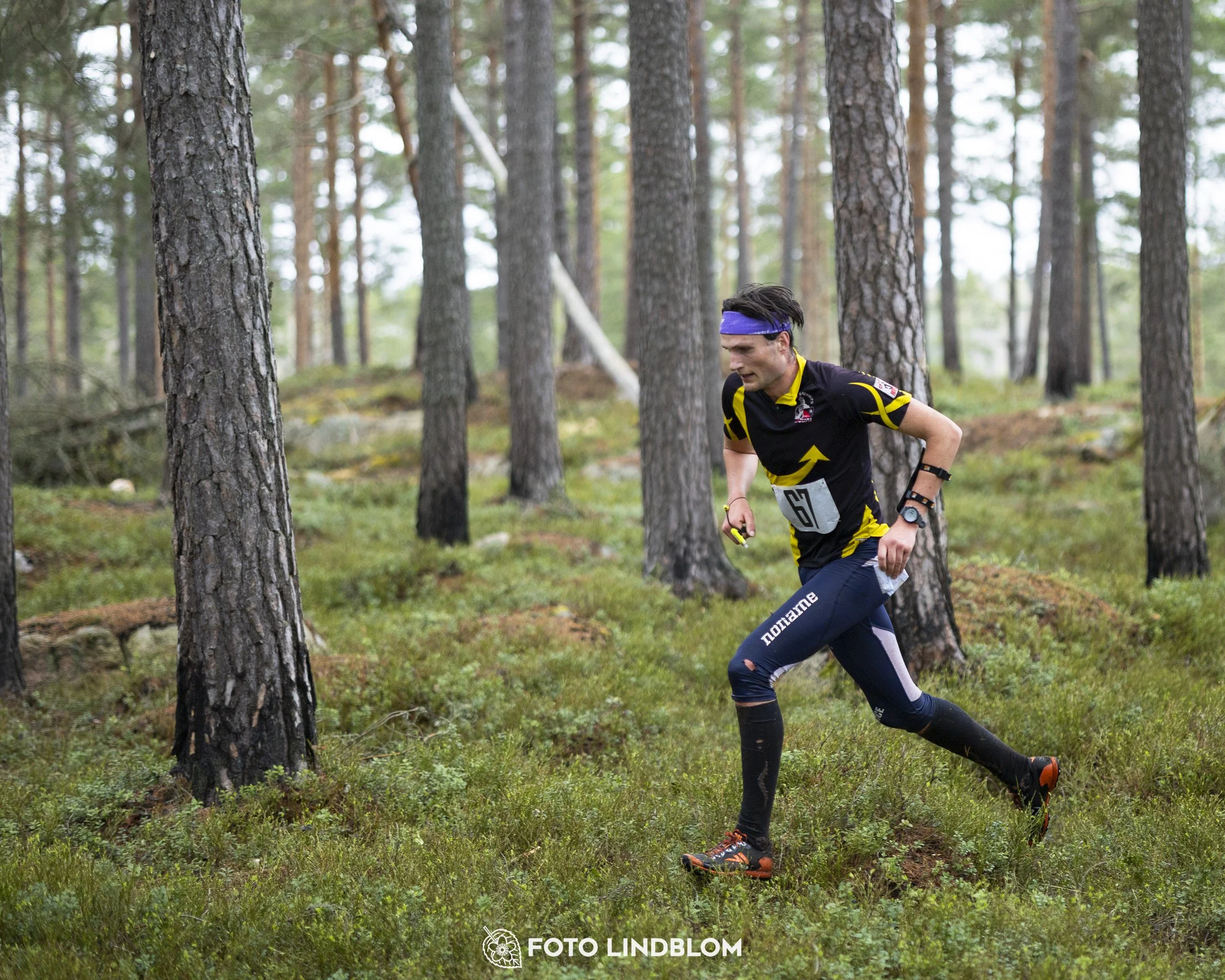 A picture from the orienteering competition "Prästtomtadubbeln"