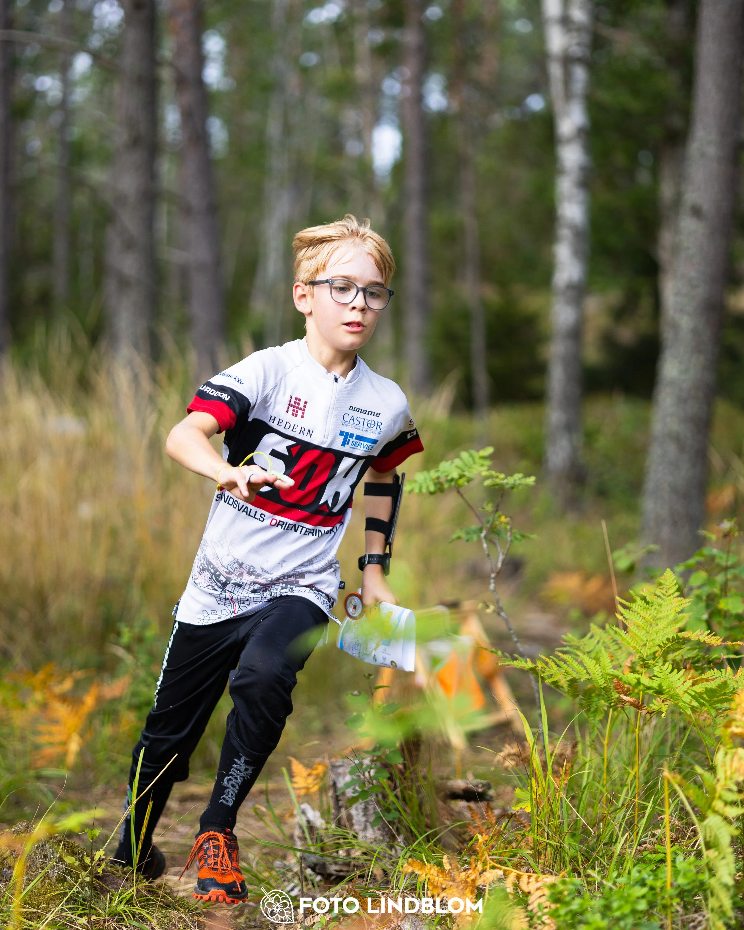 A picture from the Stockholm district championship in middle distance orienteering taken by Foto Lindblom