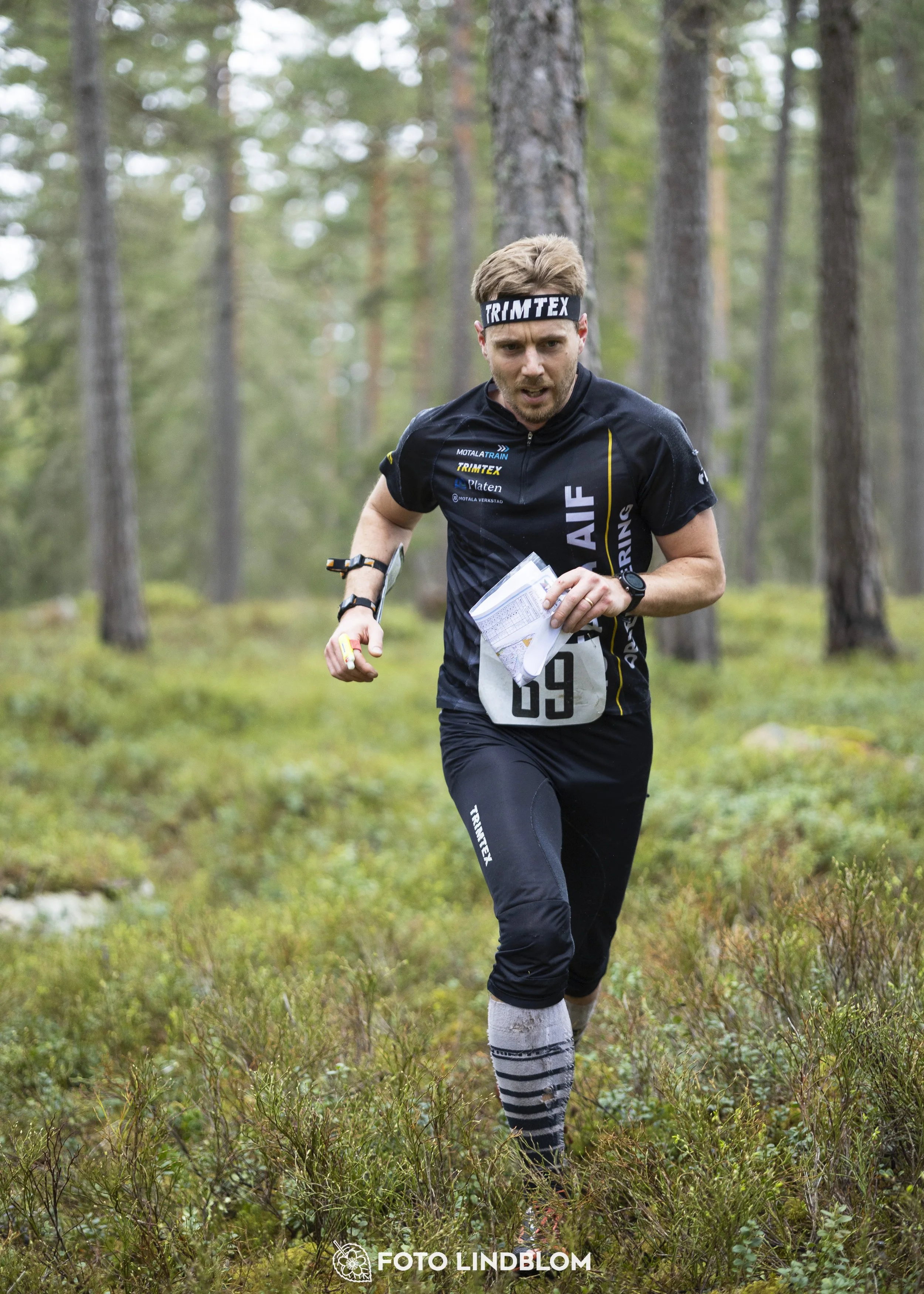 A picture from the orienteering competition "Prästtomtadubbeln"