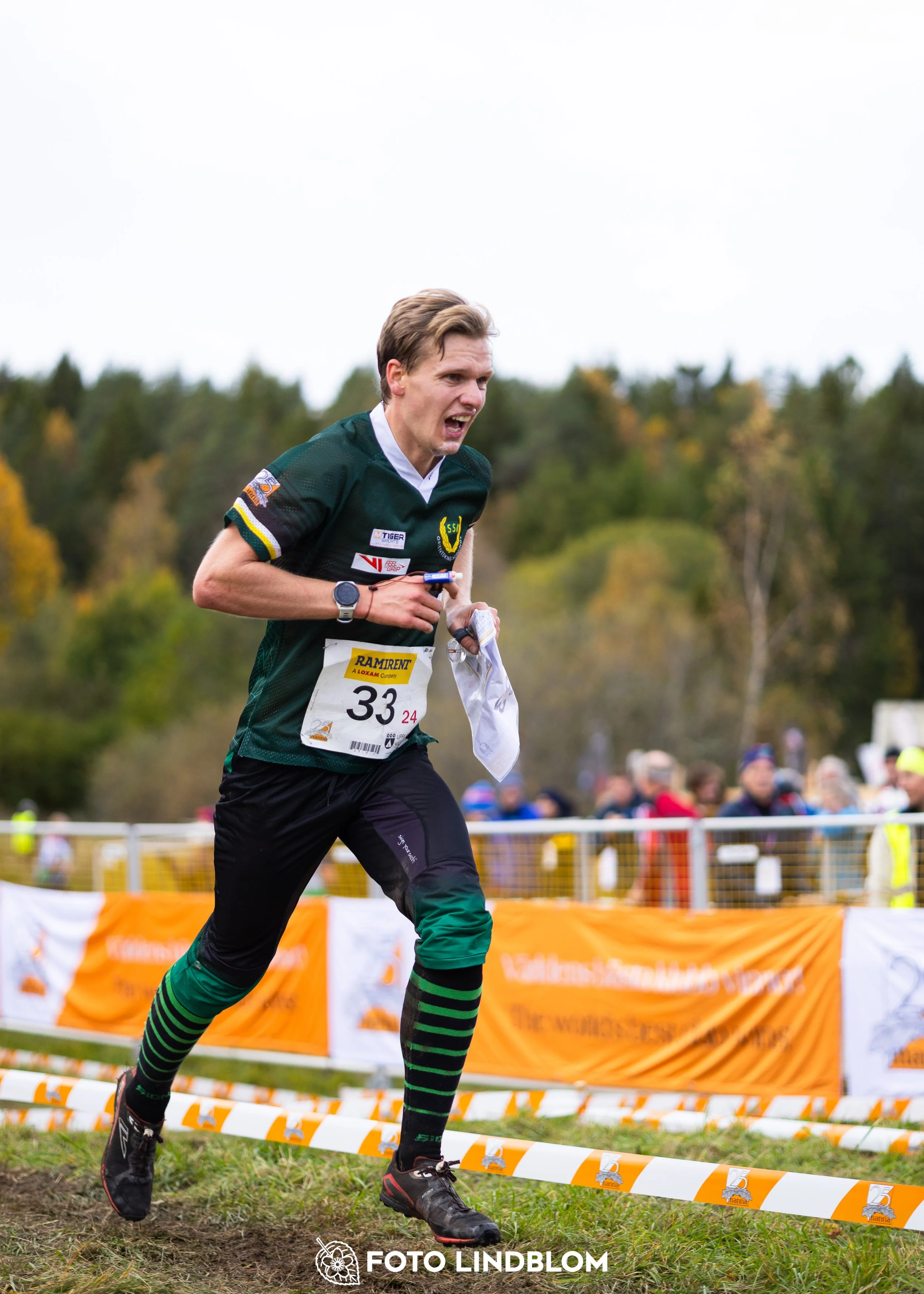 A picture from the 25-Manna orienteering event taken by Foto Lindblom