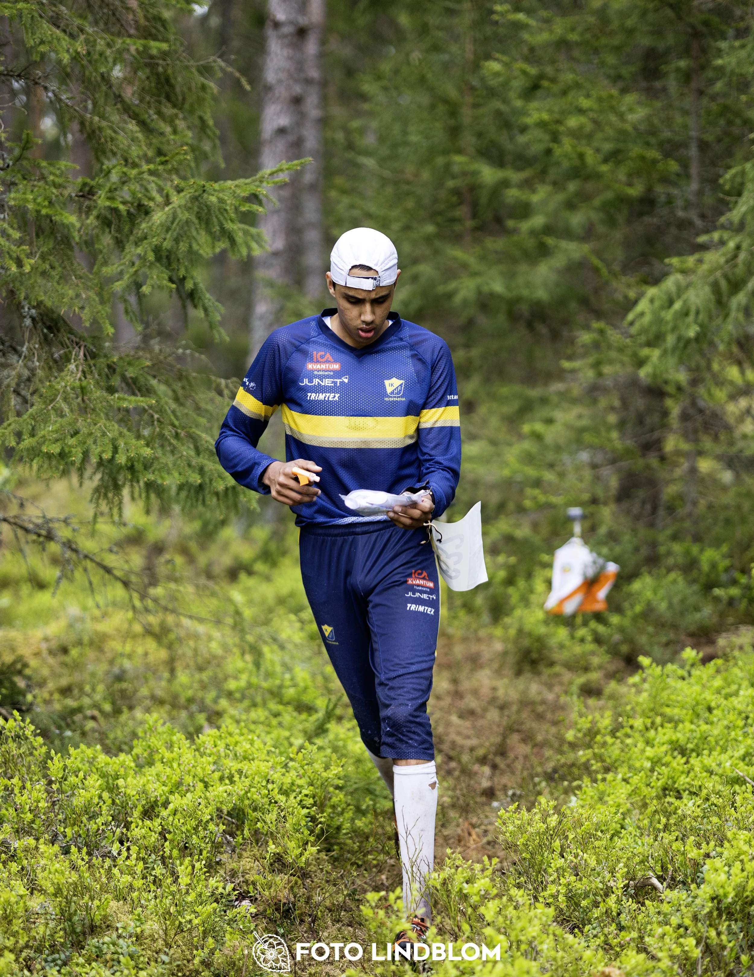 A picture from the Swedish national championship in middle distance orienteering and Swedish league race