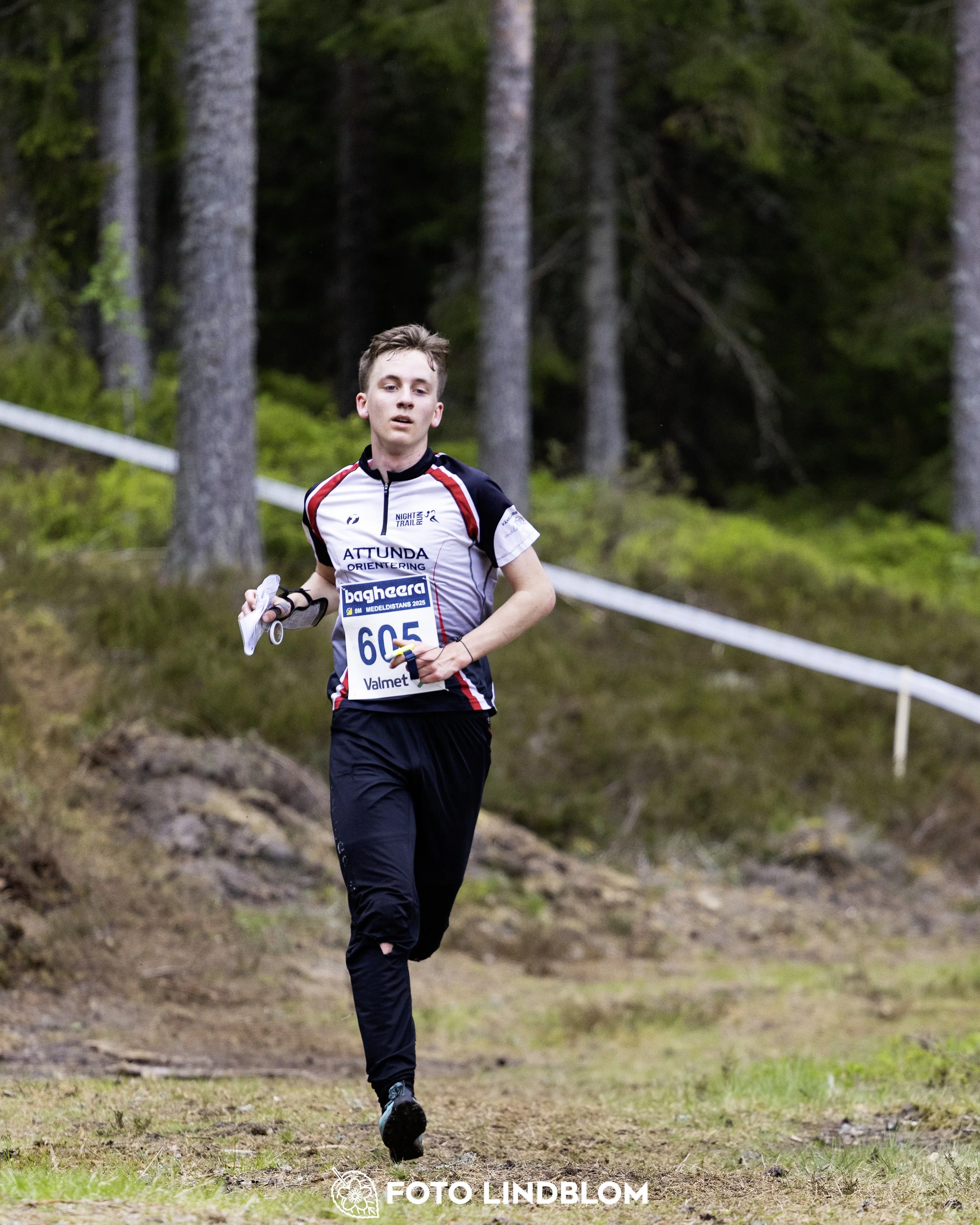 A picture from the Swedish national championship in middle distance orienteering and Swedish league race