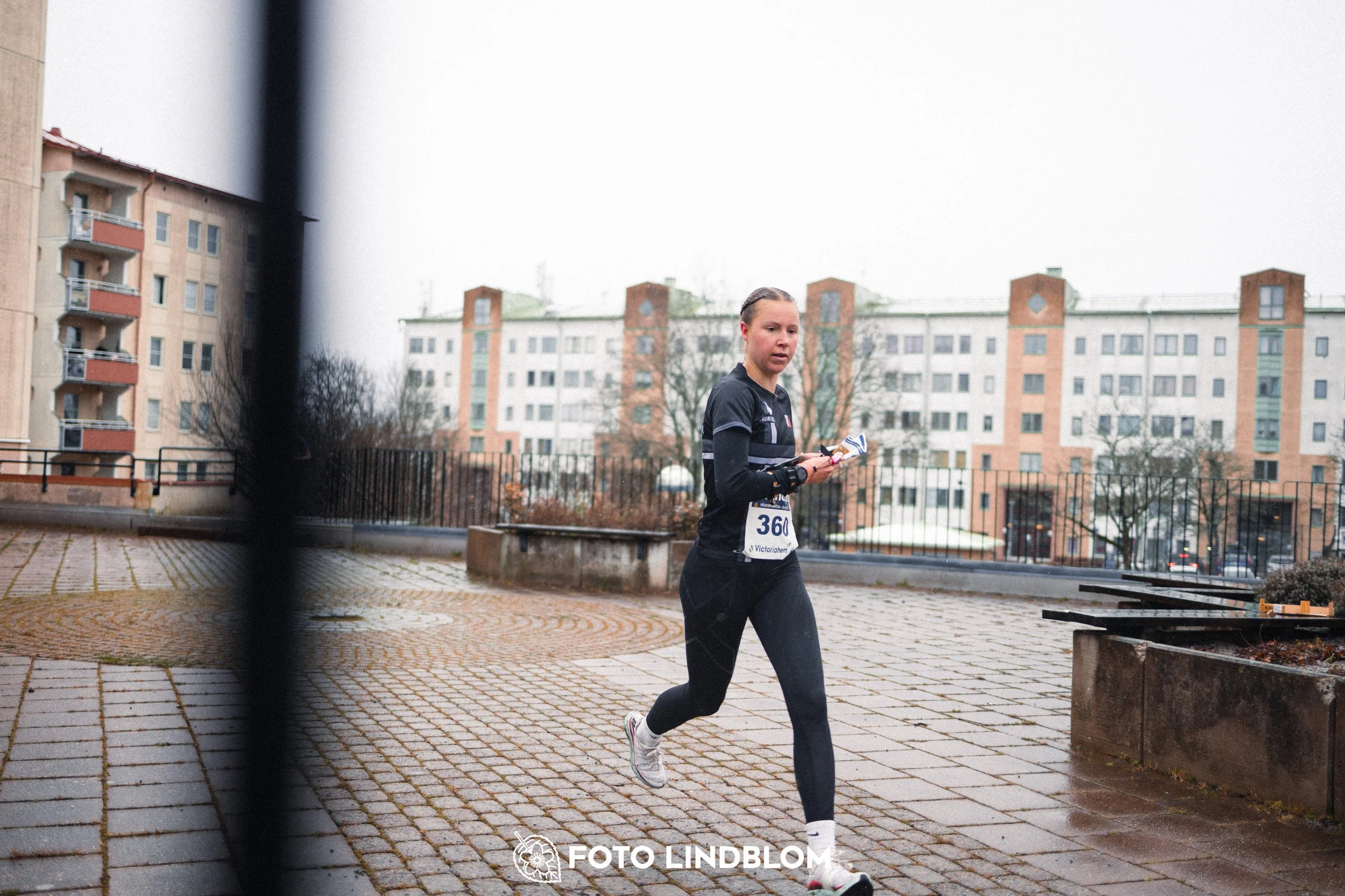 A photo from an orienteering race in Stockholm during the Swedish League spring season 2026, captured by Foto Lindblom.