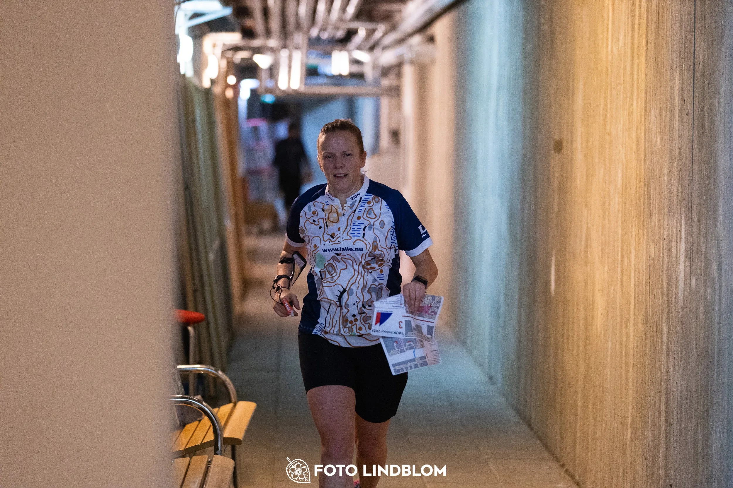 A picture from the indoor orienteering event TMOK Indoor taken by Foto Lindblom