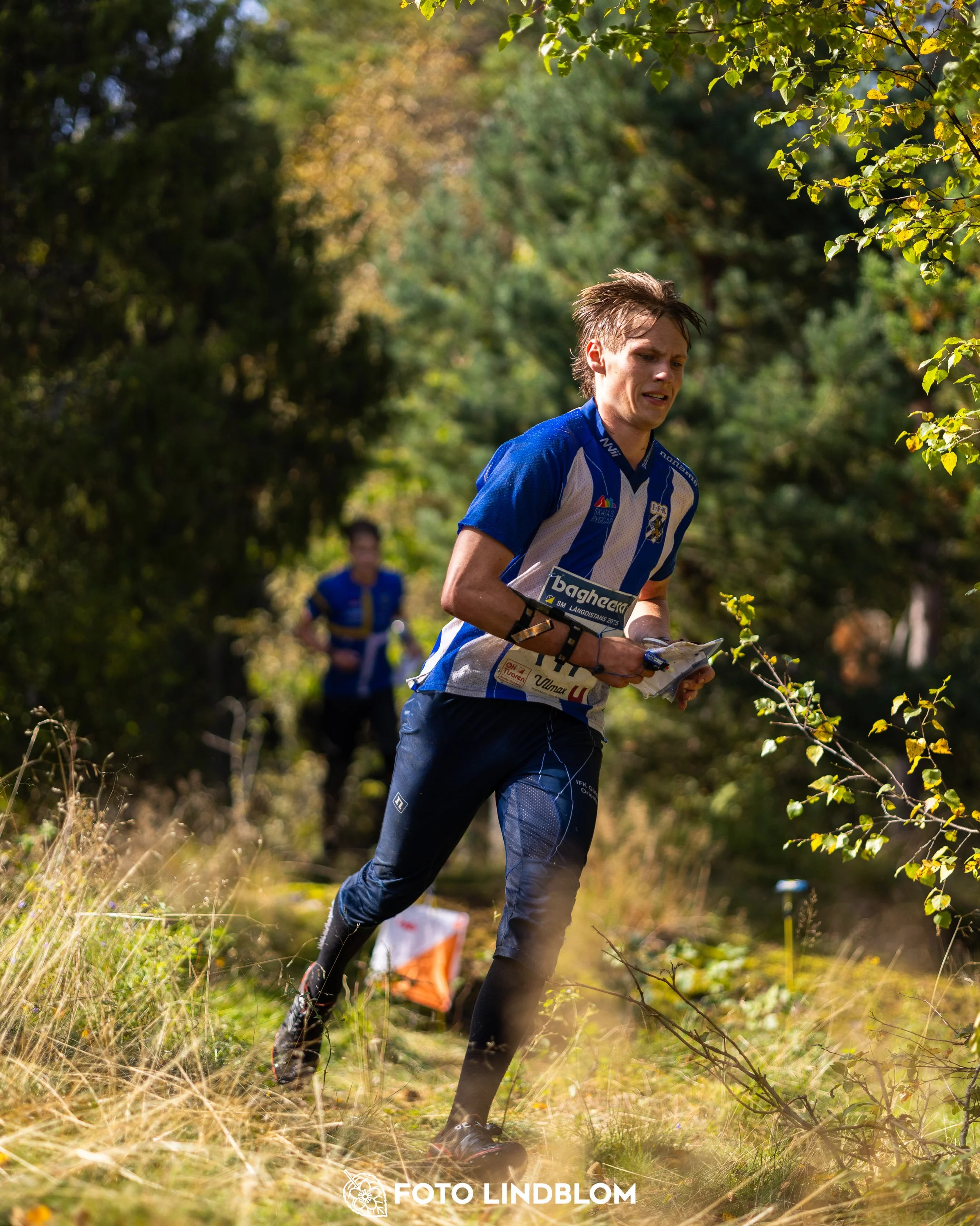 A picture from the Swedish national championship in long distance orienteering and Swedish league race taken by Foto Lindblom