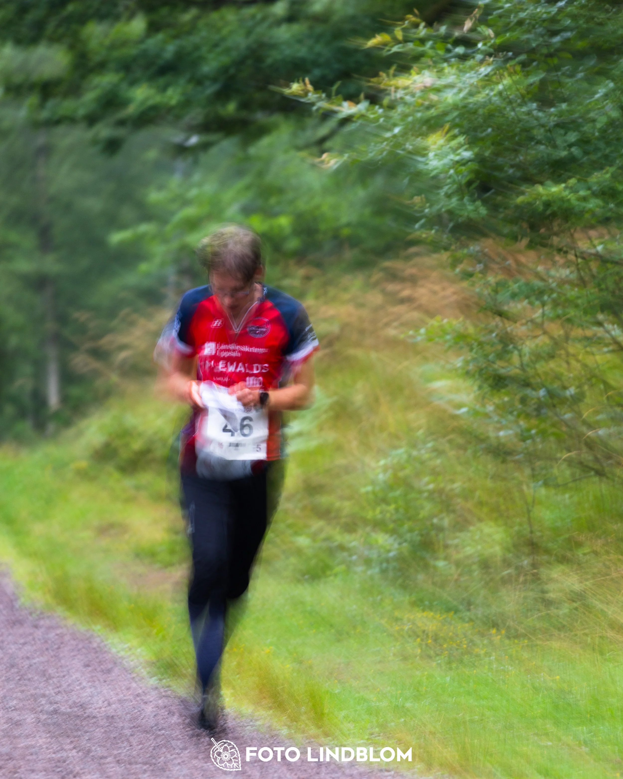 A picture from the youth 10 mila orienteering competition taken by Foto Lindblom