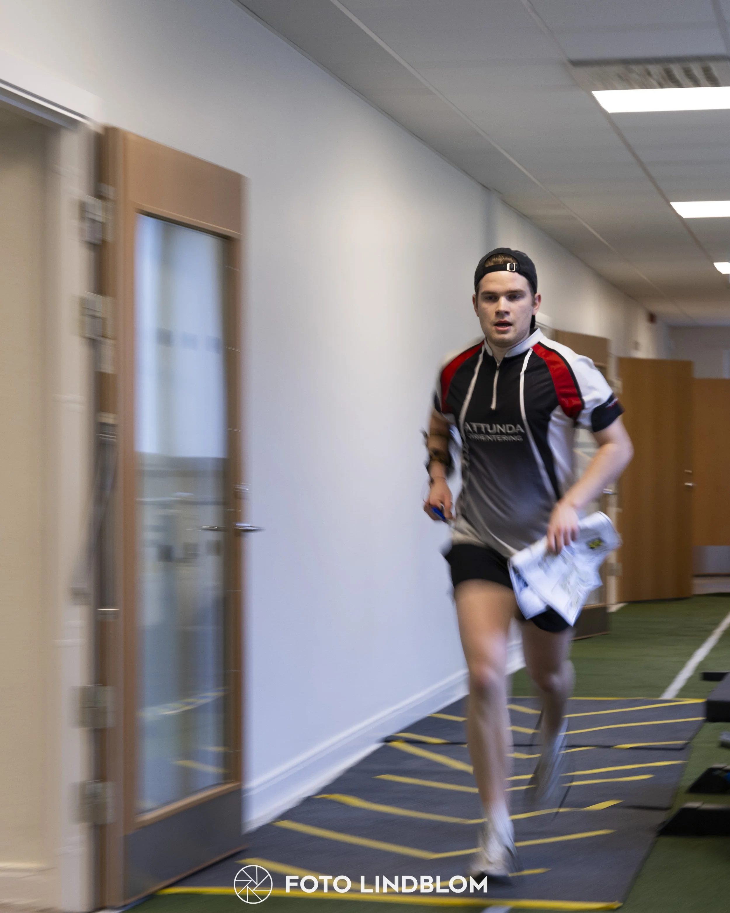 A picture from the orienteering indoor competition "Stockholm Indoor Cup"