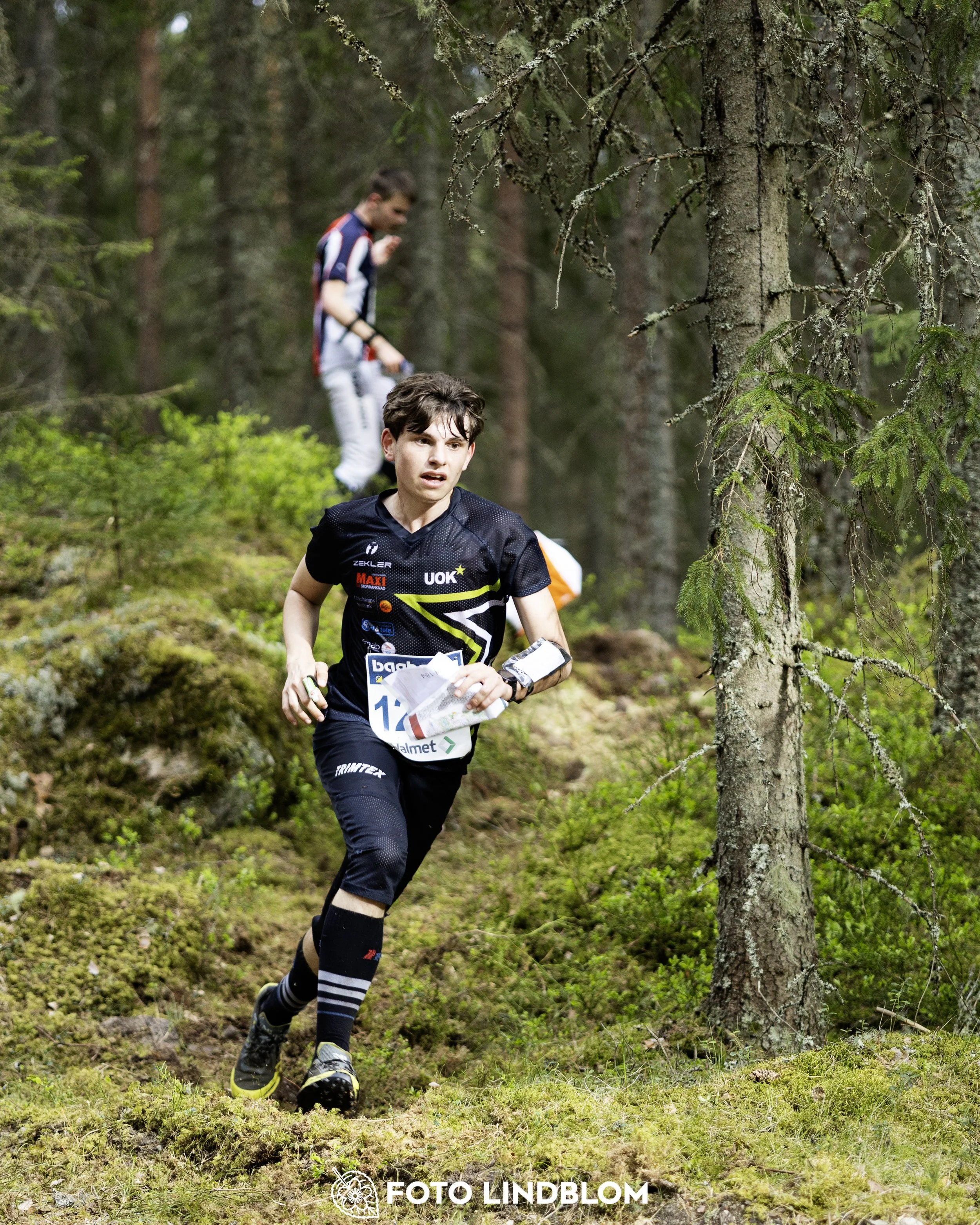 A picture from the Swedish national championship in middle distance orienteering and Swedish league race