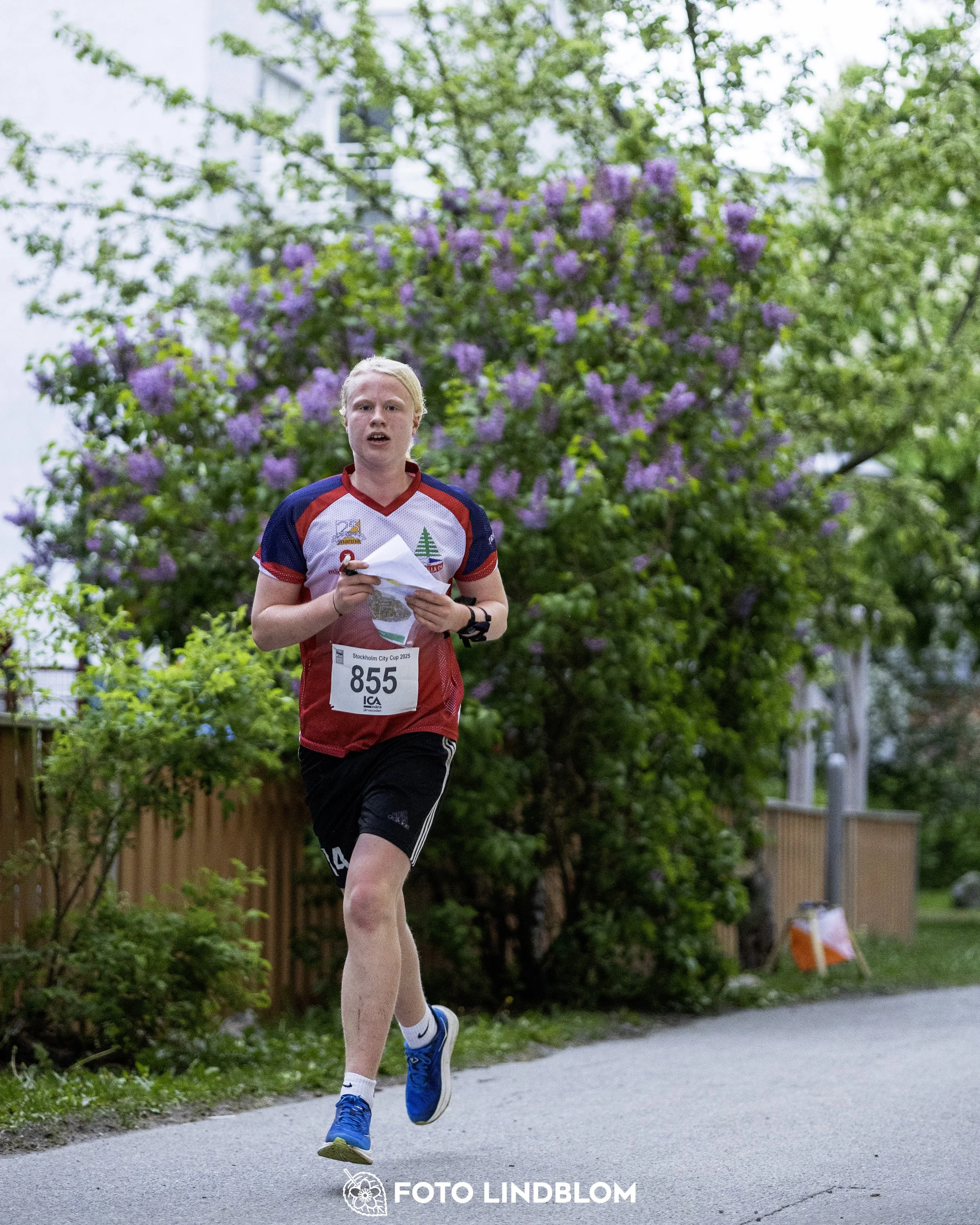 A picture from the secund stage of the Stockholm City Cup sprint orienteering competition