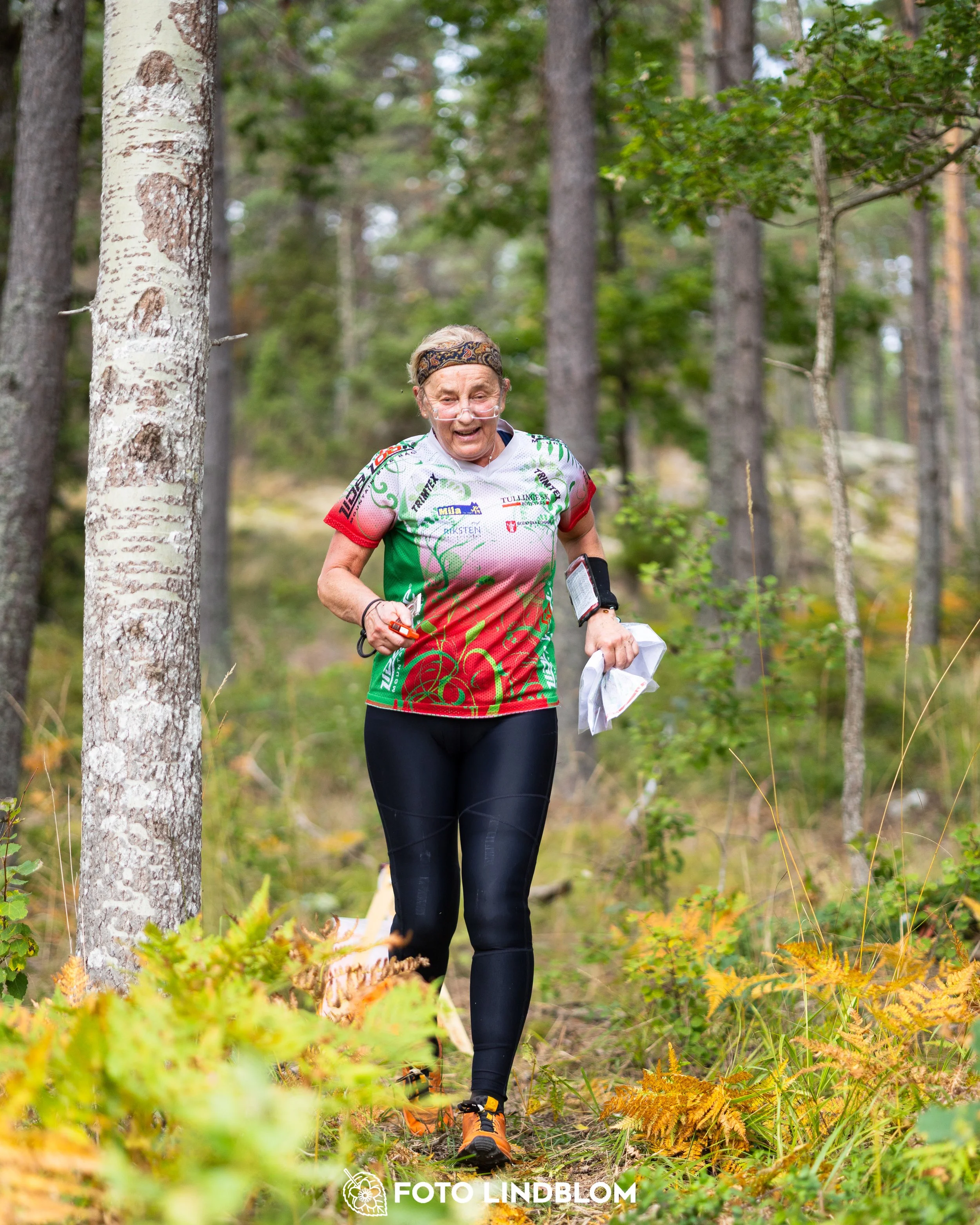 A picture from the Stockholm district championship in middle distance orienteering taken by Foto Lindblom
