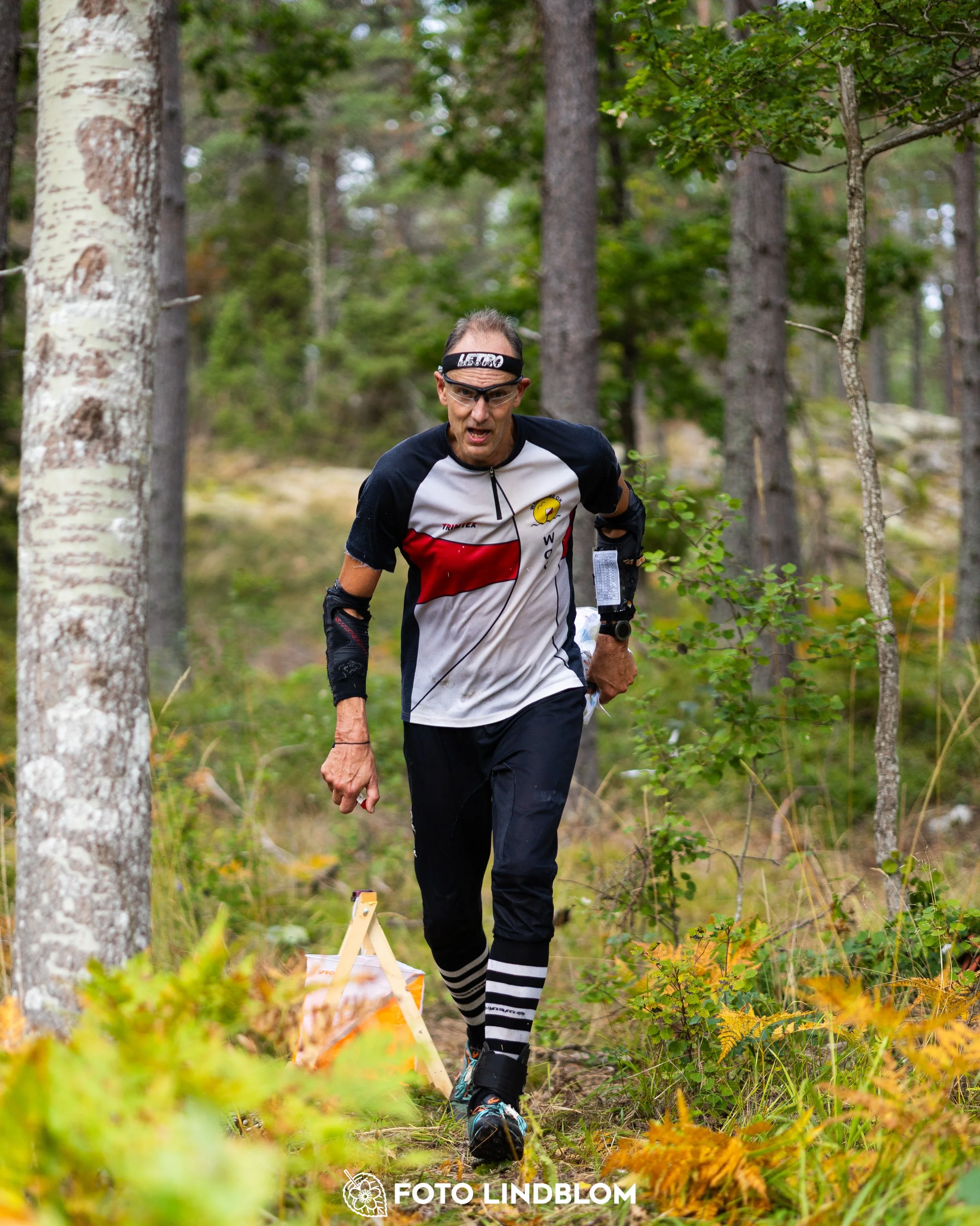 A picture from the Stockholm district championship in middle distance orienteering taken by Foto Lindblom